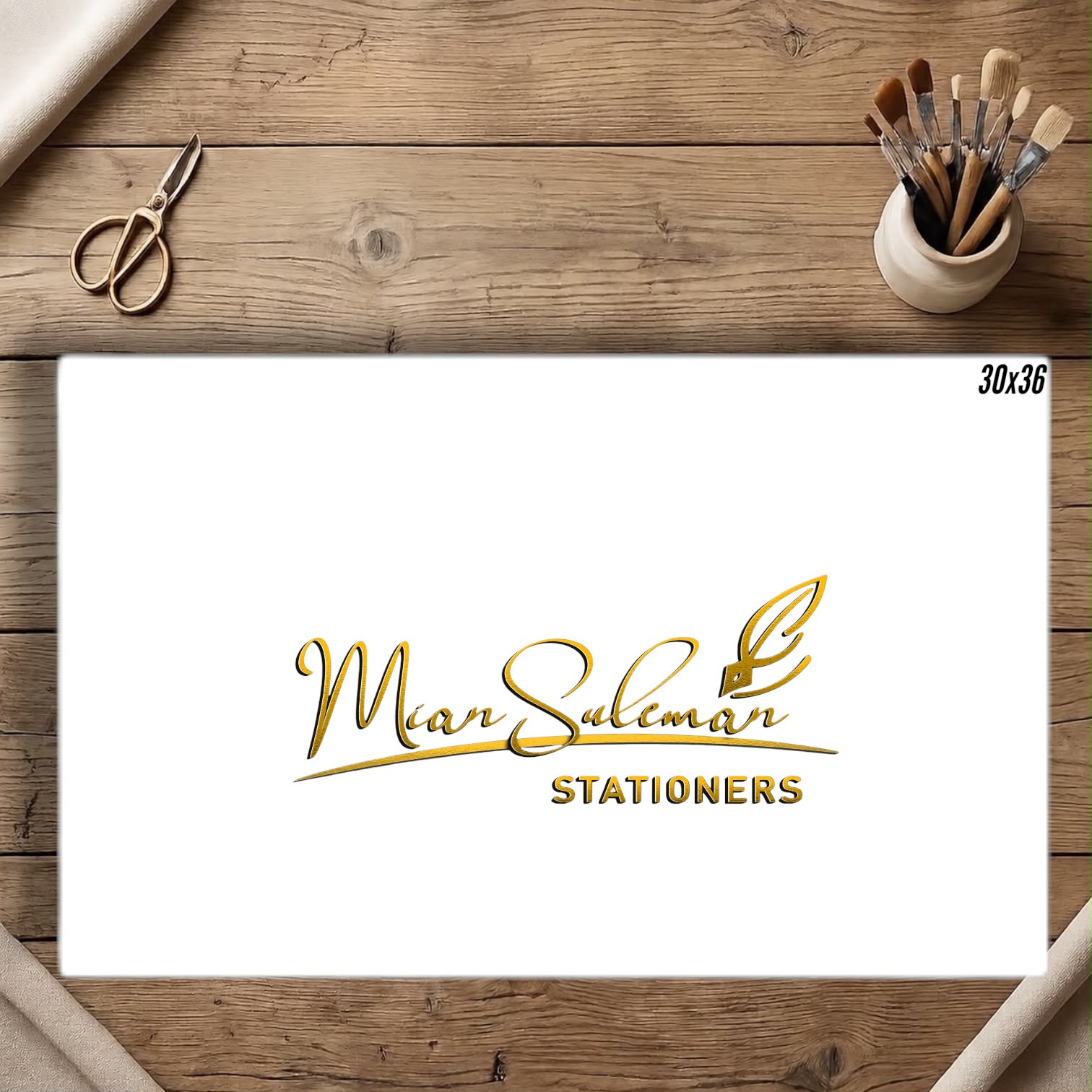 Broad Rectangular Canvas Board Normal Quality 30x36 Inches