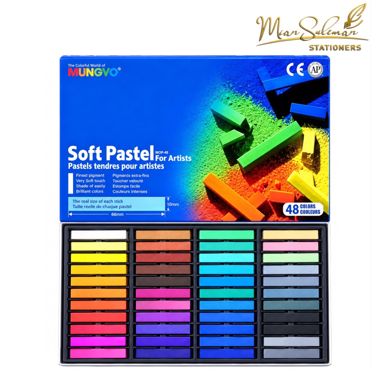 Mungyo Soft Pastel Pack Of 48 Pcs Set