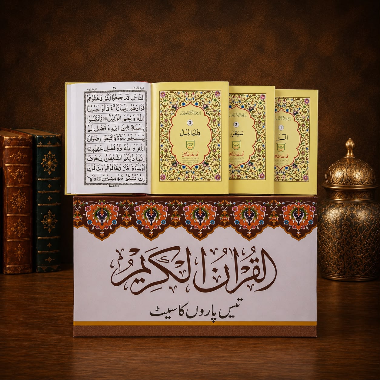 Holy Quran 30 Separah Set Fine Paper Hard Binding #100B