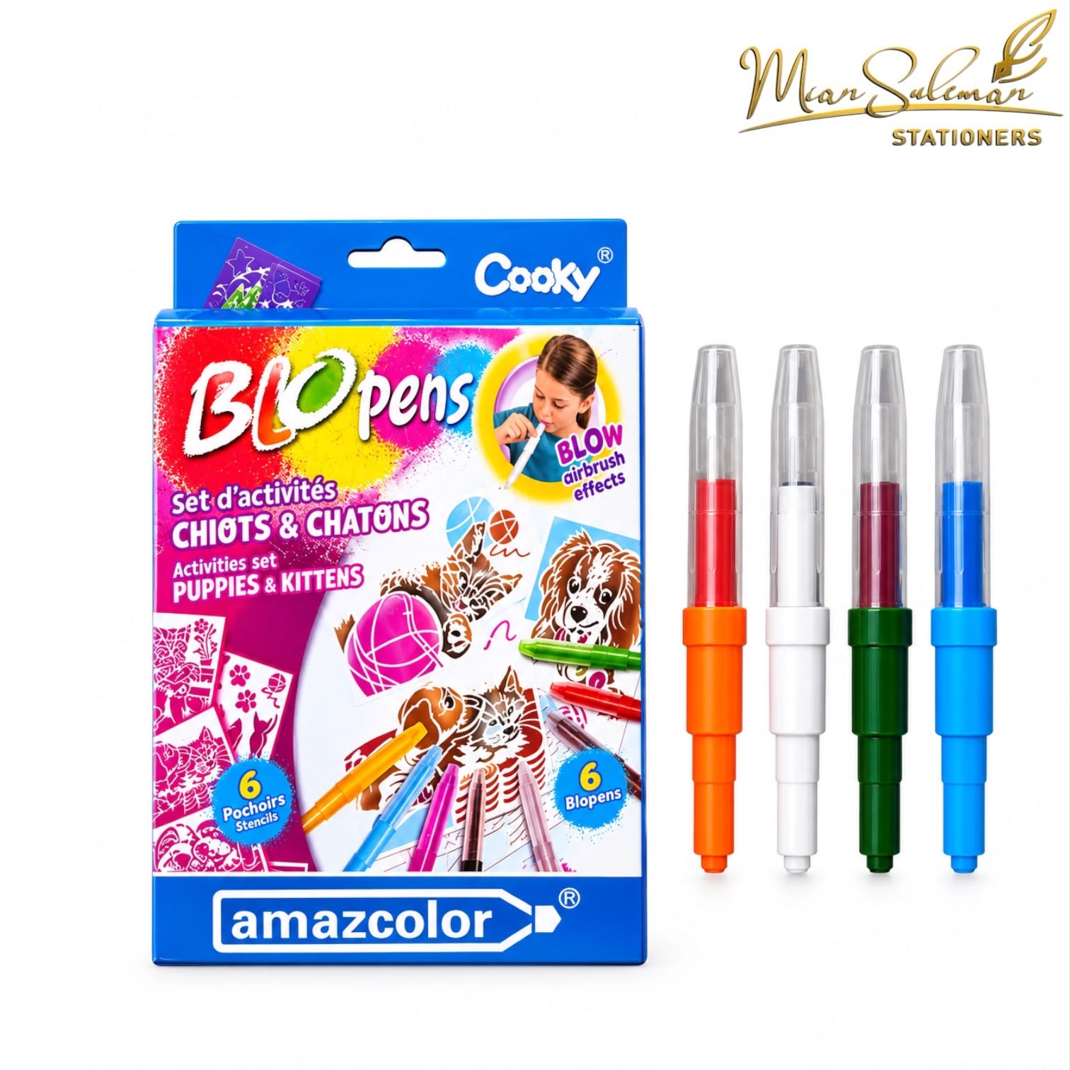 Amazcolor BLO Pens Pack Of 6 Pcs