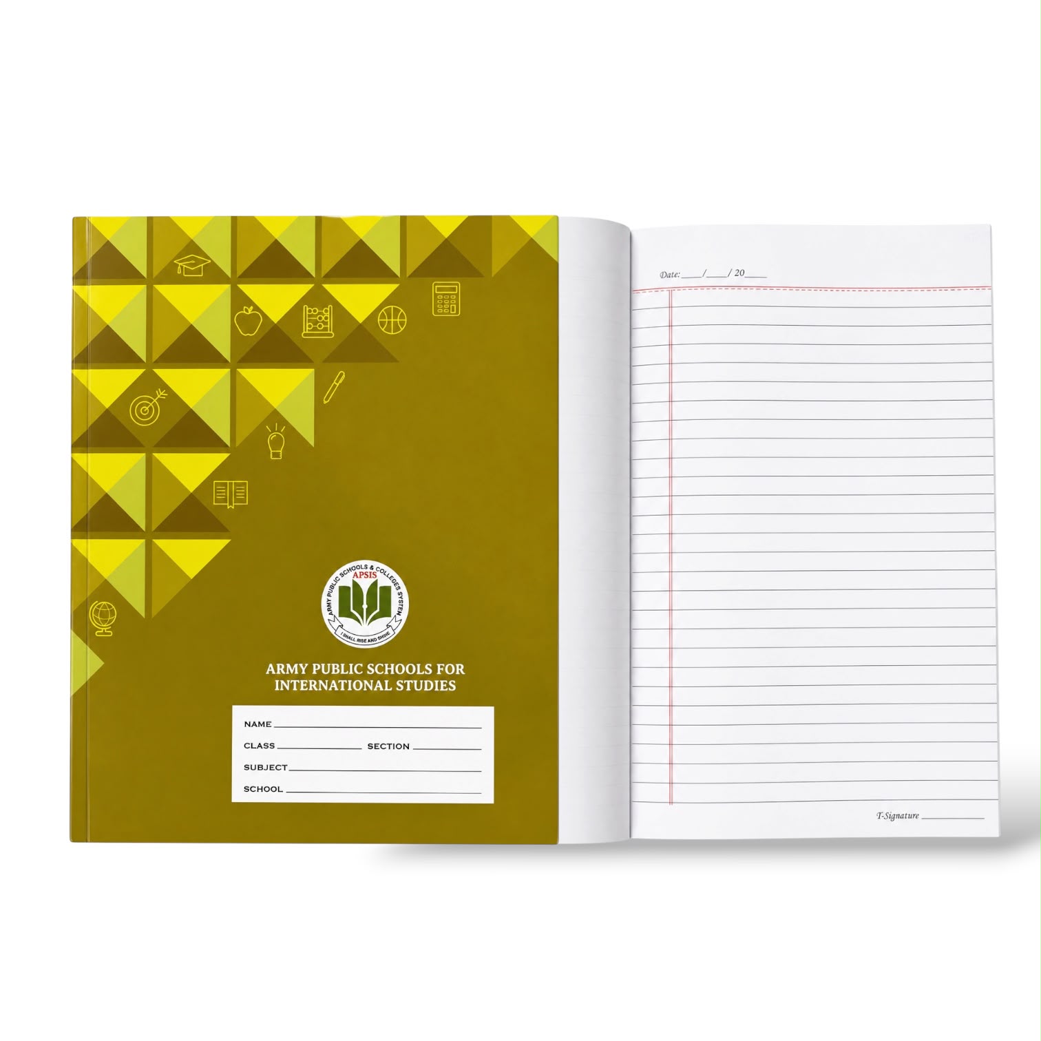 APSIS Narrow Line Interleaf Journal