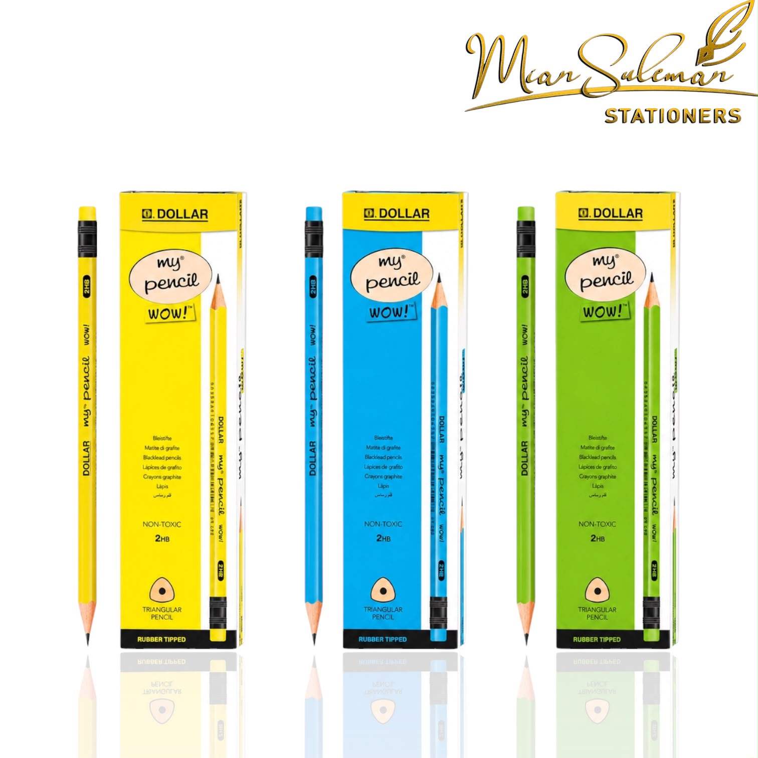 Dollar Mypencil Box #222 Pack Of 12 Pcs