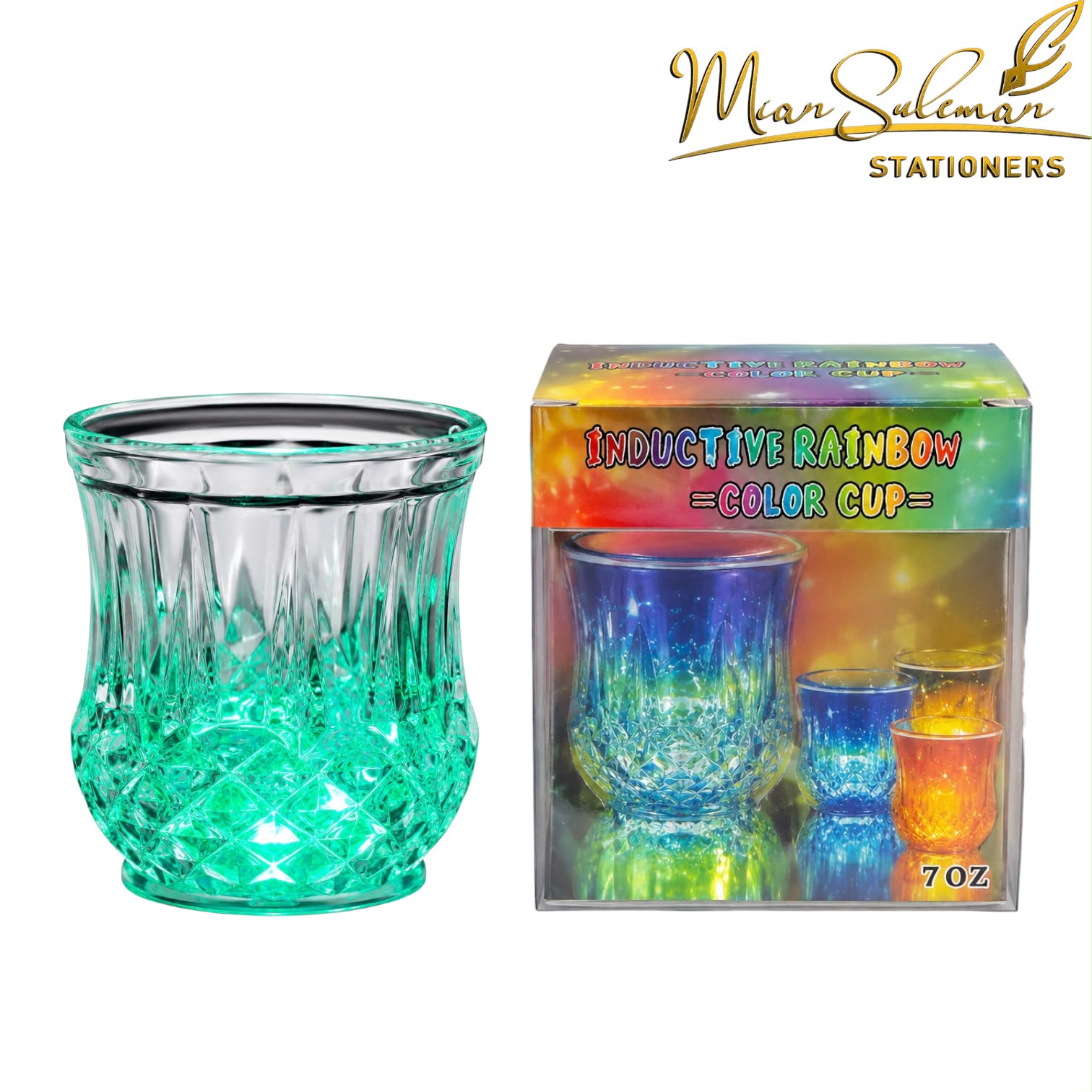 Inductive Rainbow Color Cup