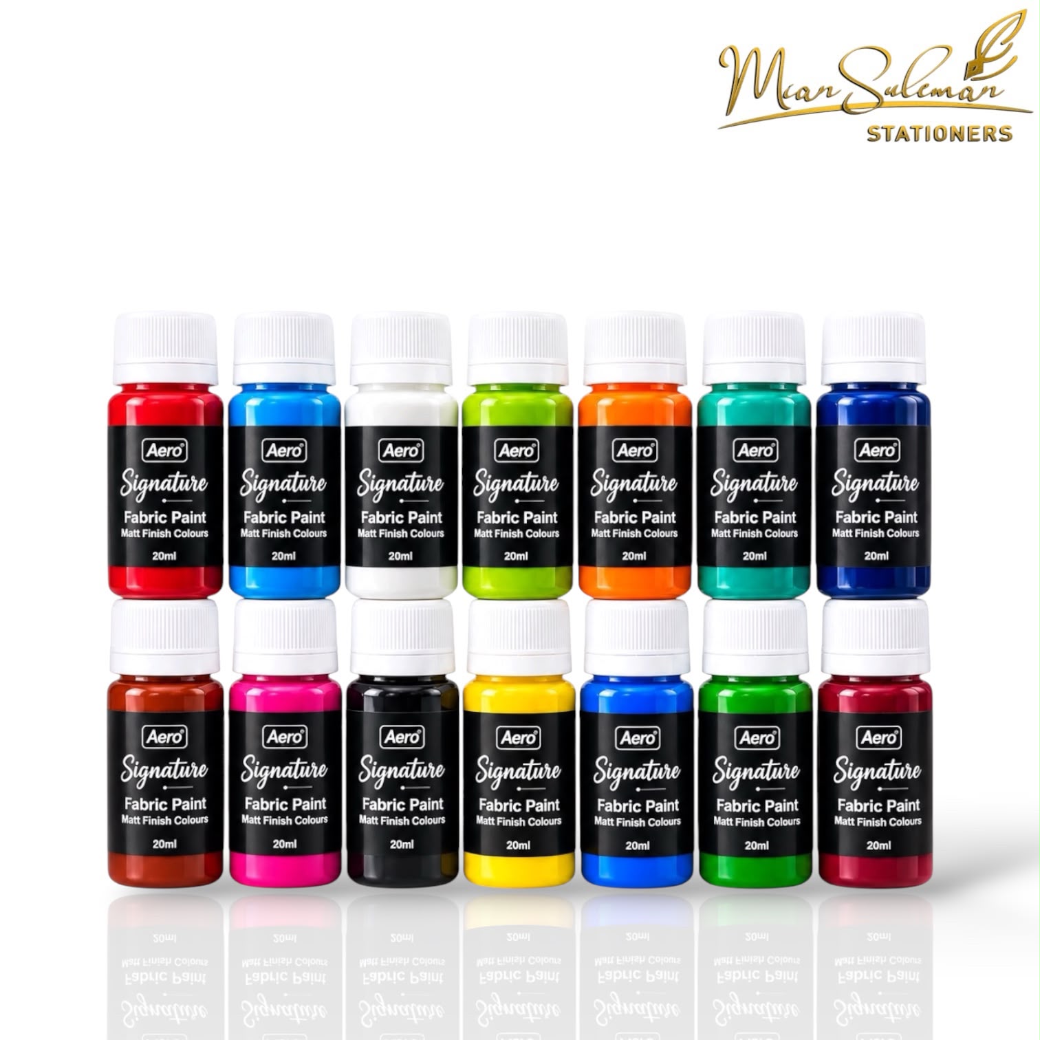 Aero Signature Fabric Paint Matte Finish Colours