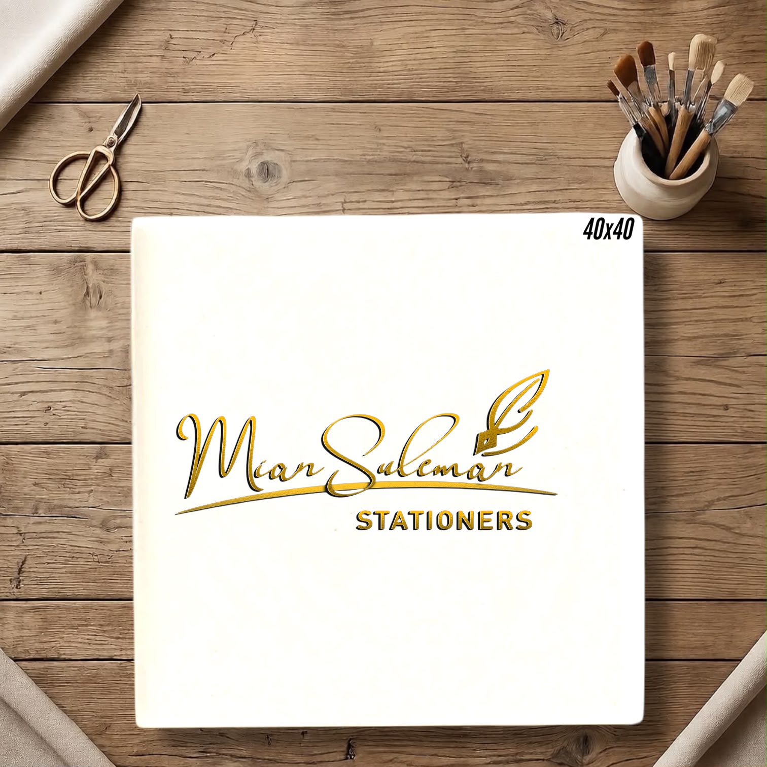 Broad Rectangular Canvas Board Normal Quality 40x40 Inches