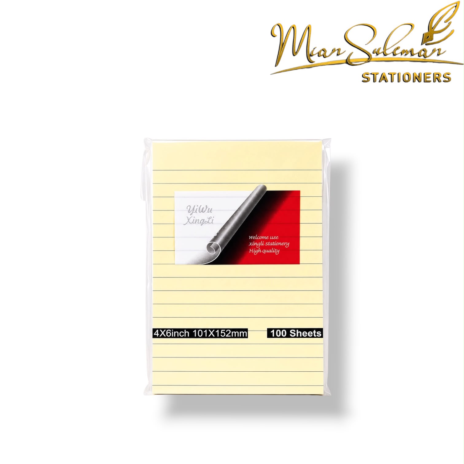 lined Sticke Note Pad