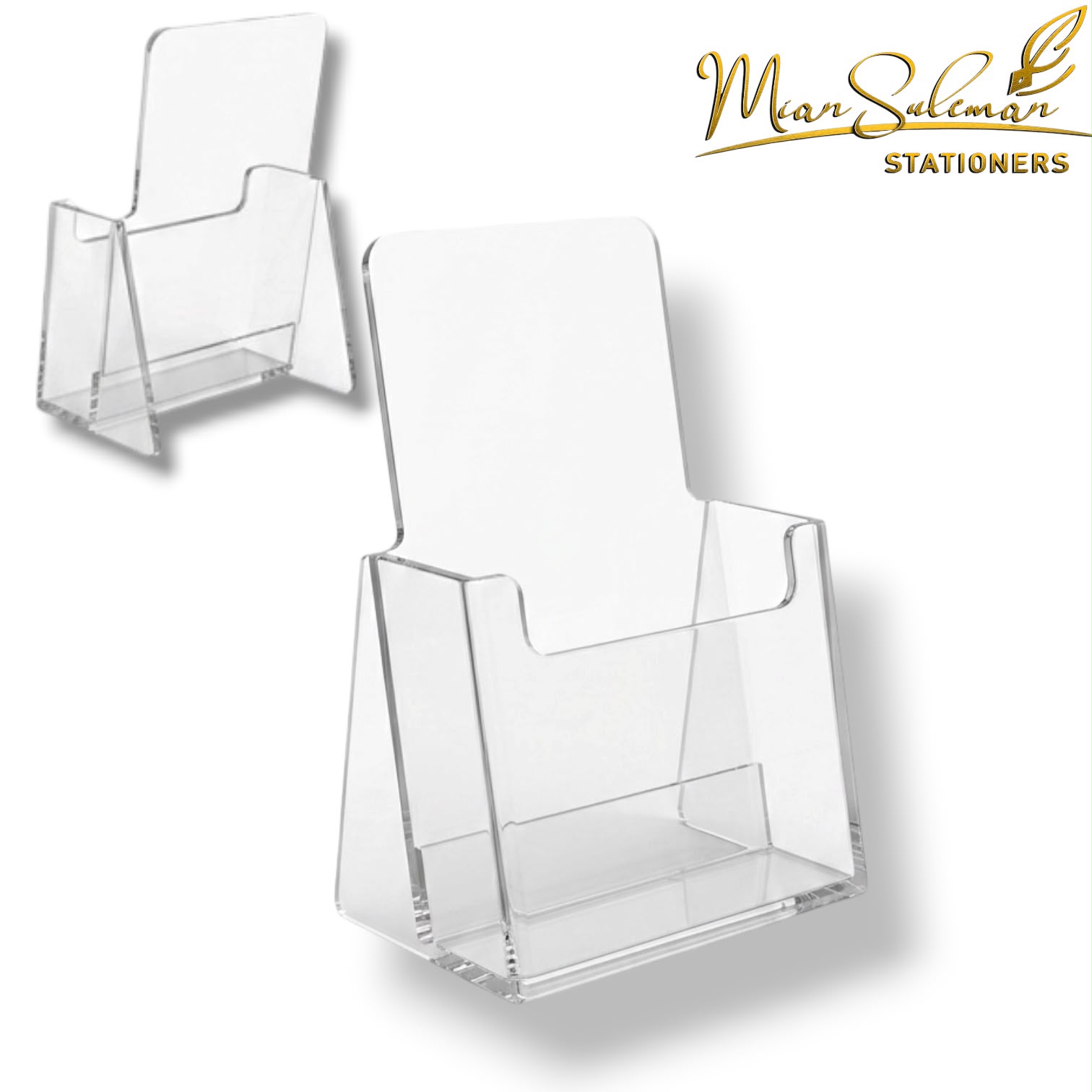 Clear Acrylic Brochure Holder
