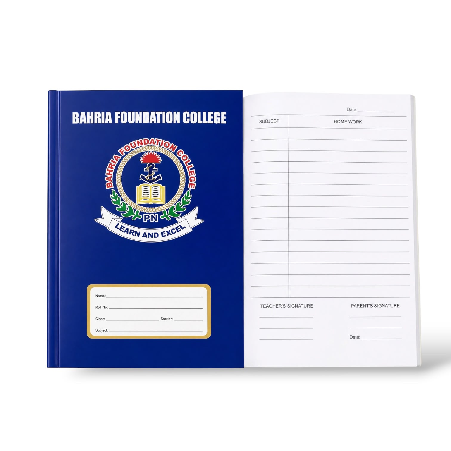 Bahria Foundation Homework Diary
