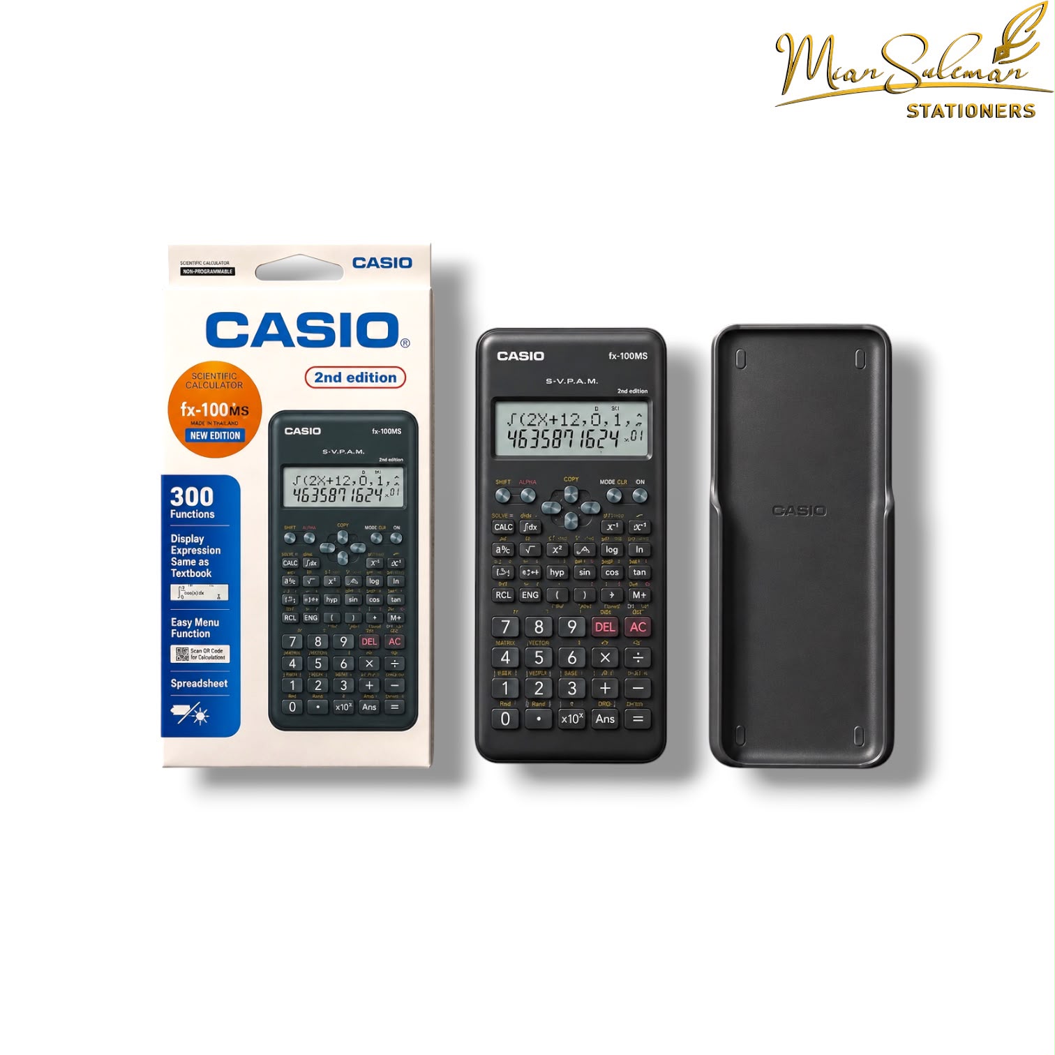 Casio Scientific Calculator FX-100Ms 300 Functions 2nd Edition