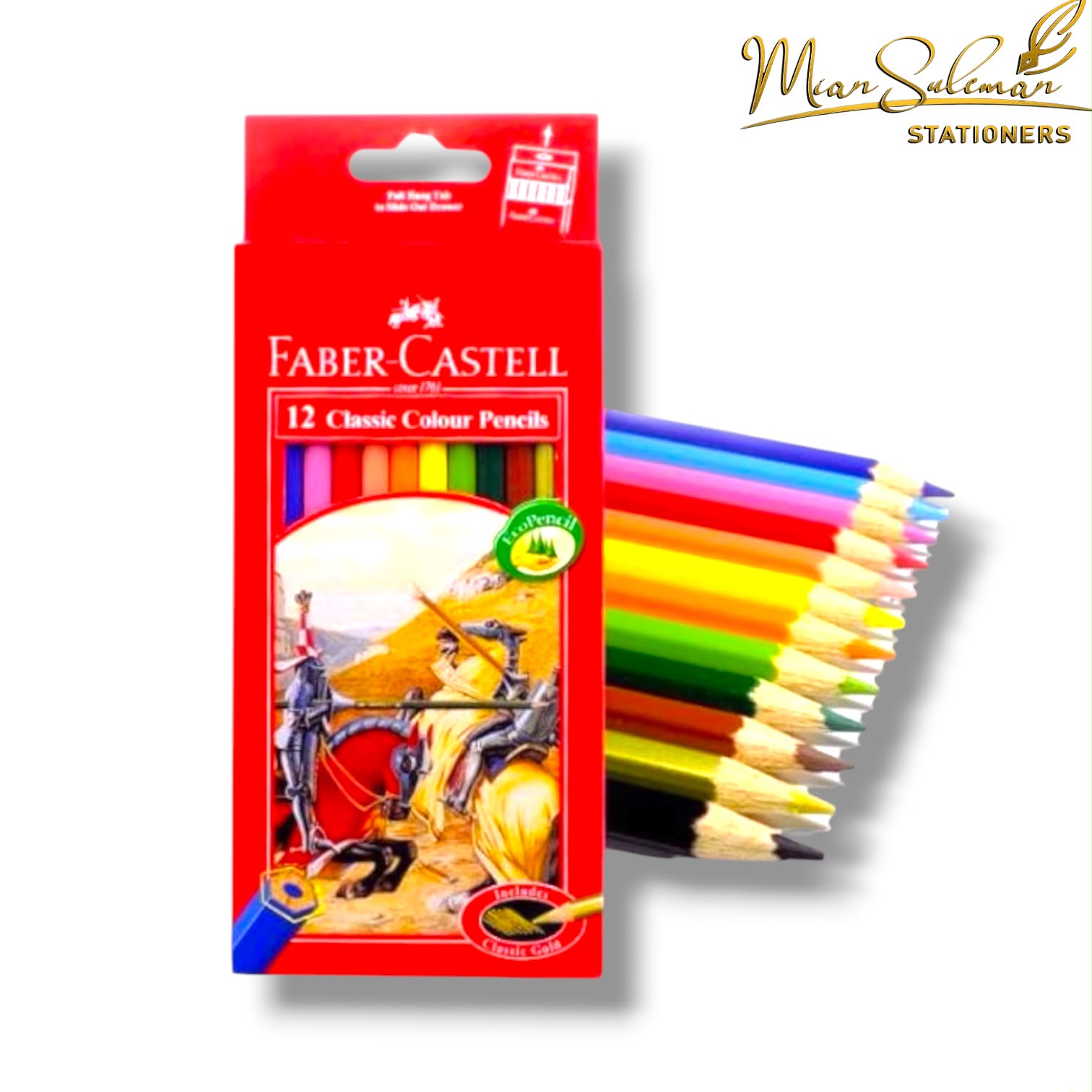 Faber Castell Classic 12 Pencils Colour