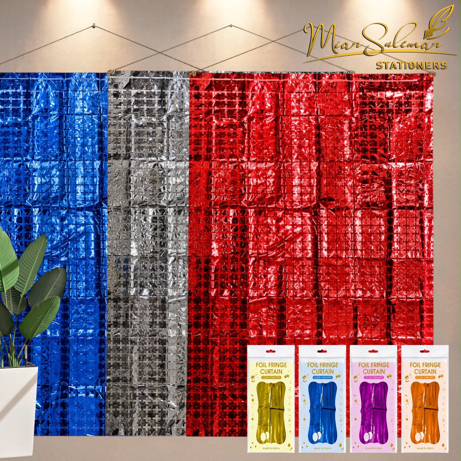 Foil Fringe Curtain Colour Your Party