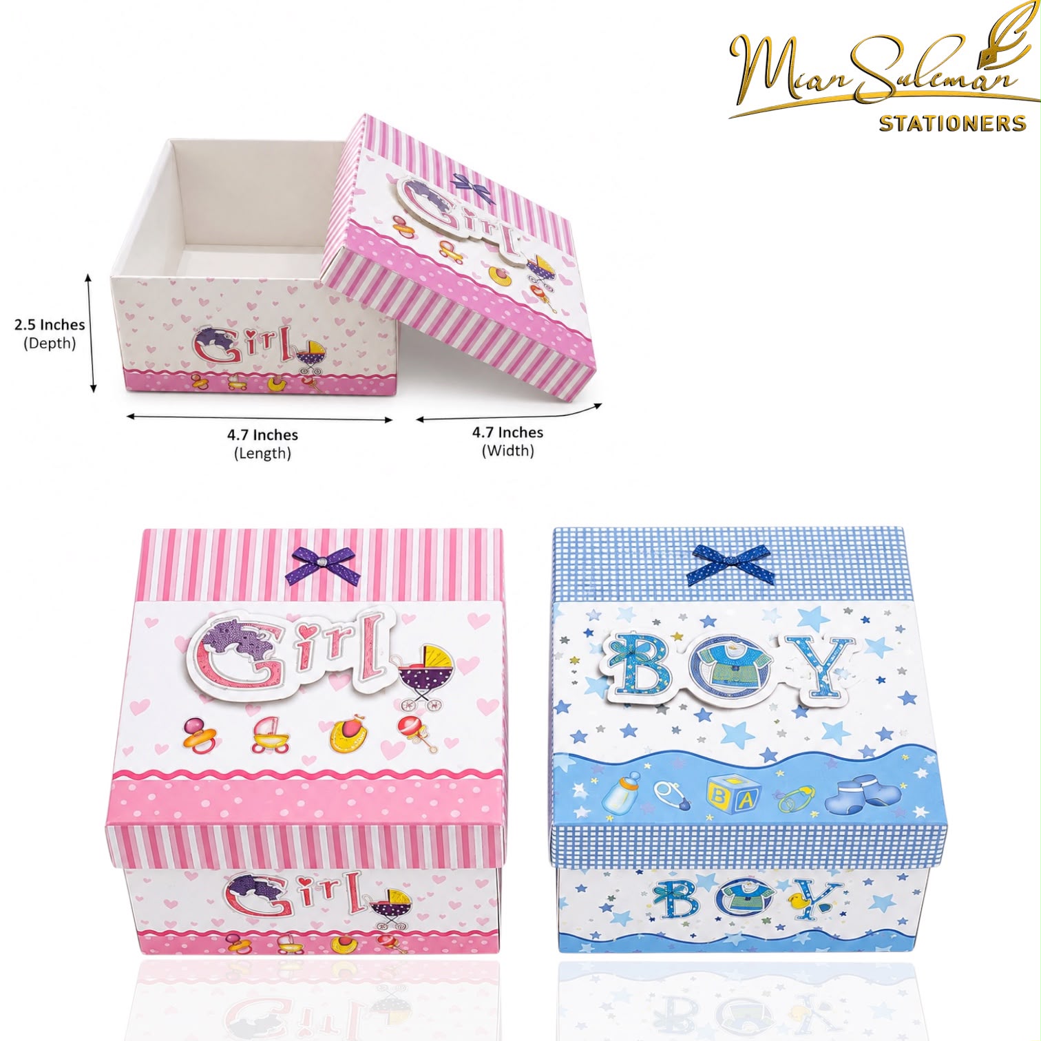 Baby Birth Announcement Gift Box For Mithai &Different Items