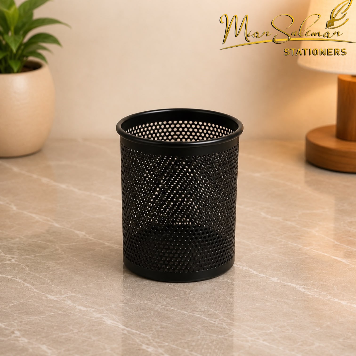 Round Metal Mesh Pen Stand Fine Quality