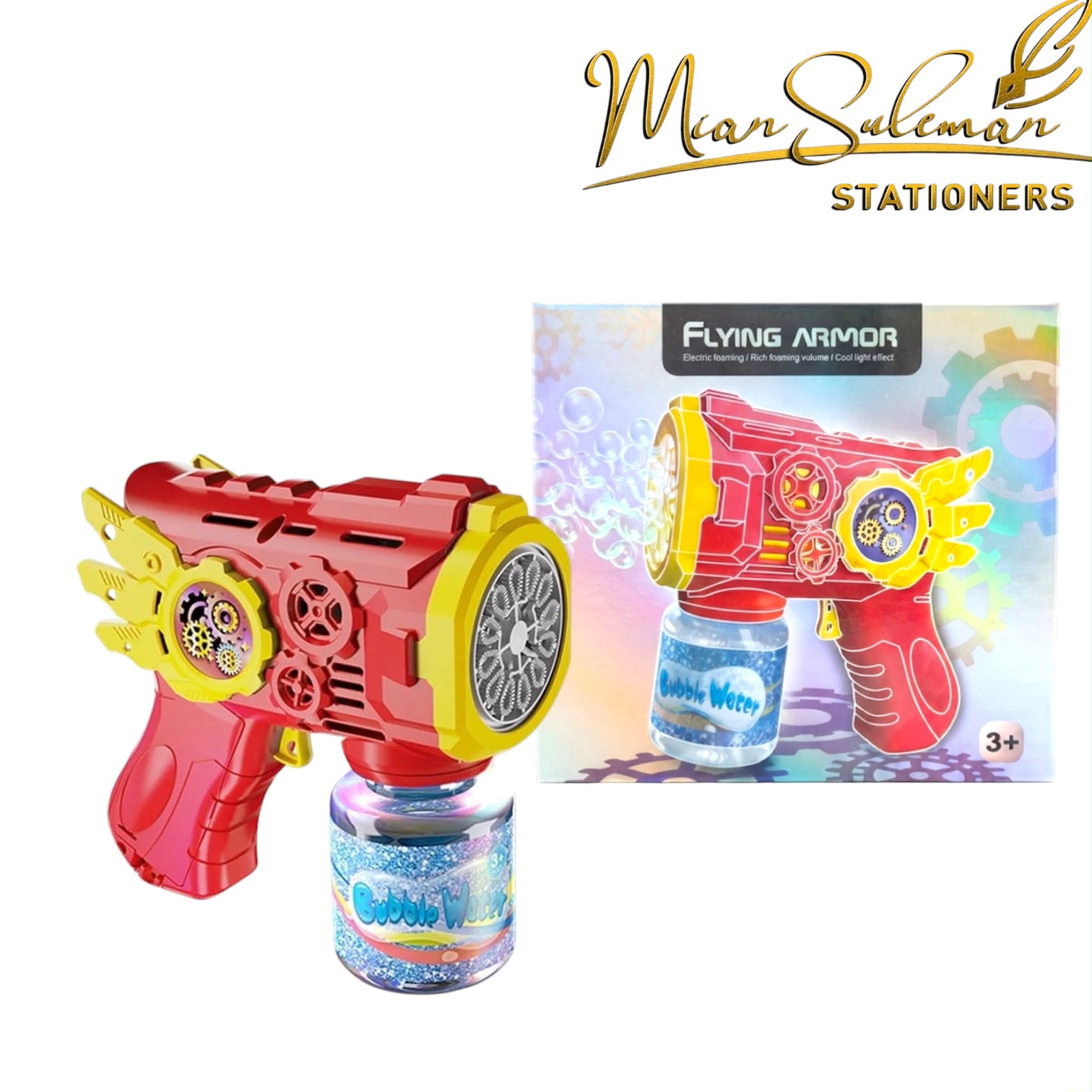 Flying Armor Electric Bubble Gun