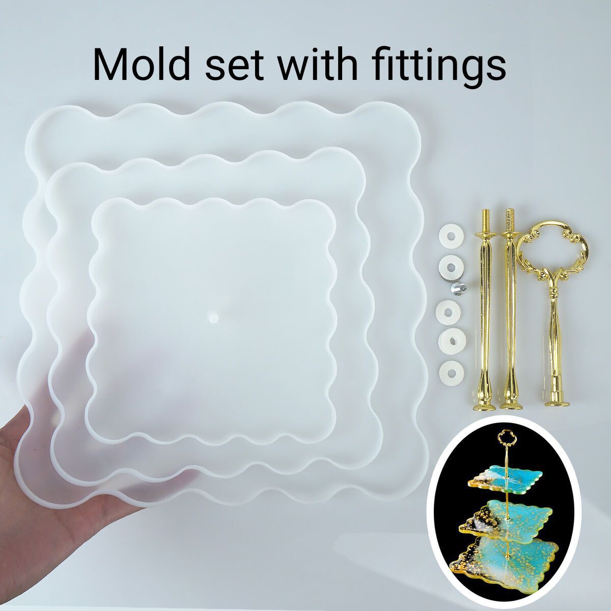 3 Tier Mold For Resin Art