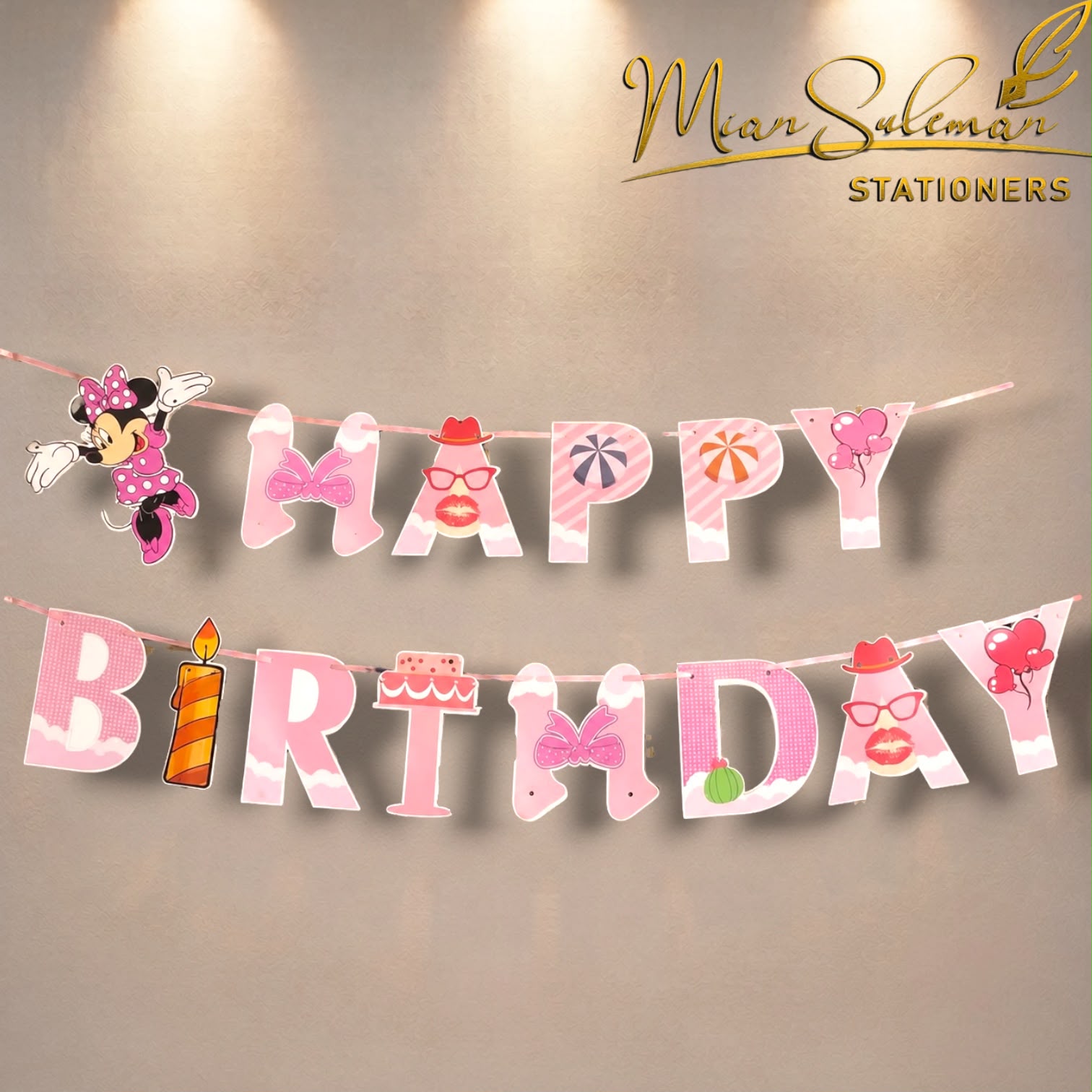 Happy Birthday Card Bunting Banner