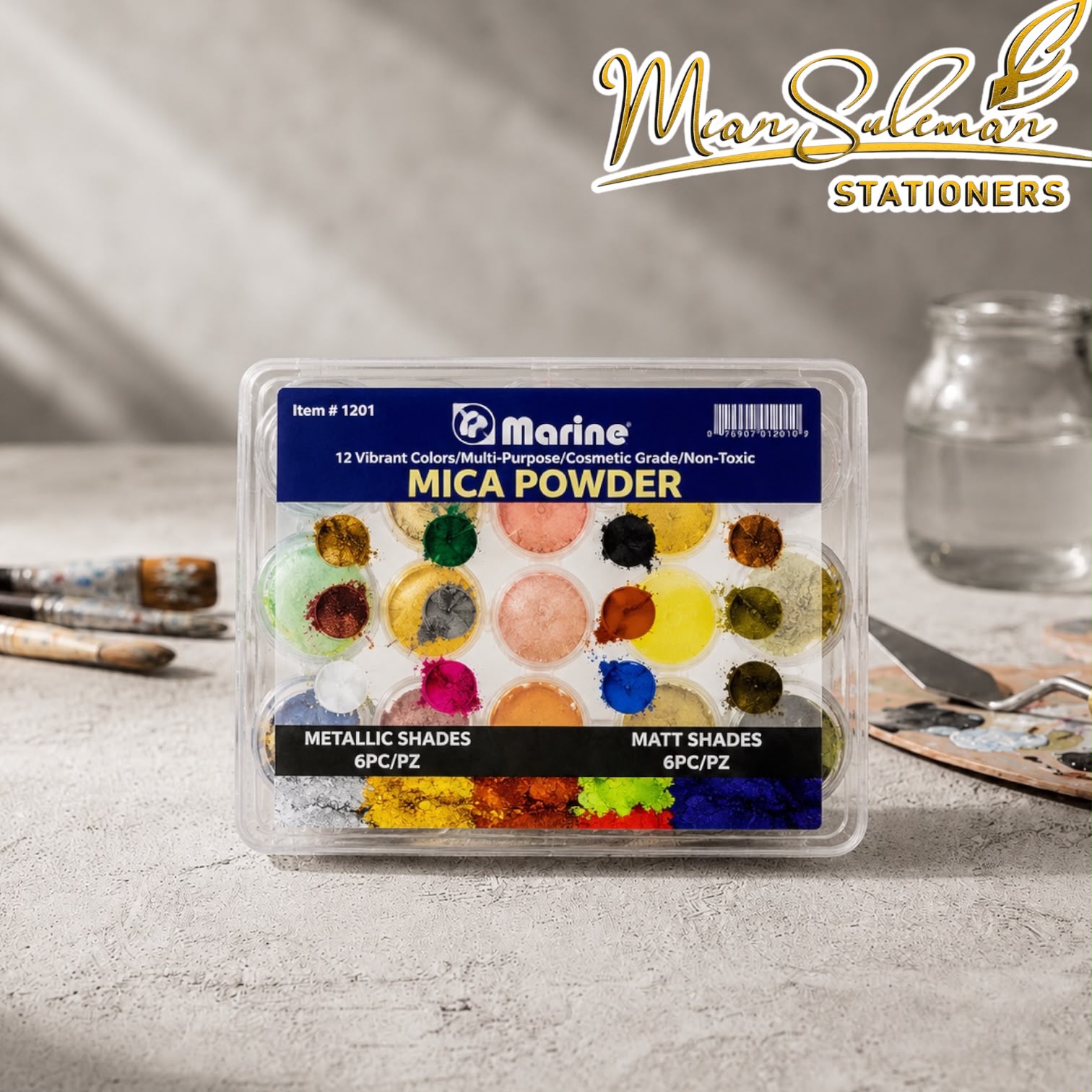 Mica Powder Pack Of 12pcs