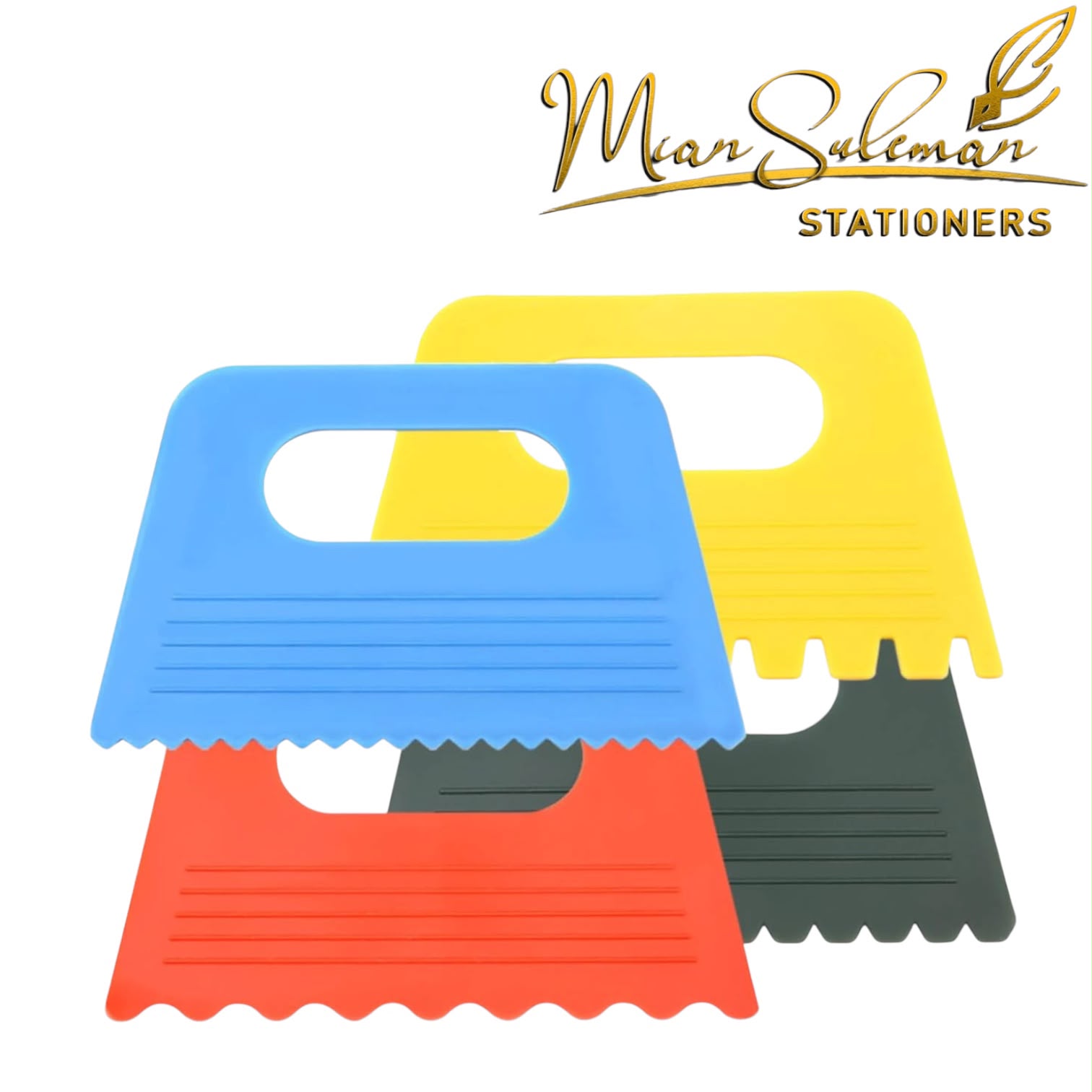 Plastic Paint Scraper Pack of 4 Pcs For DIY Art
