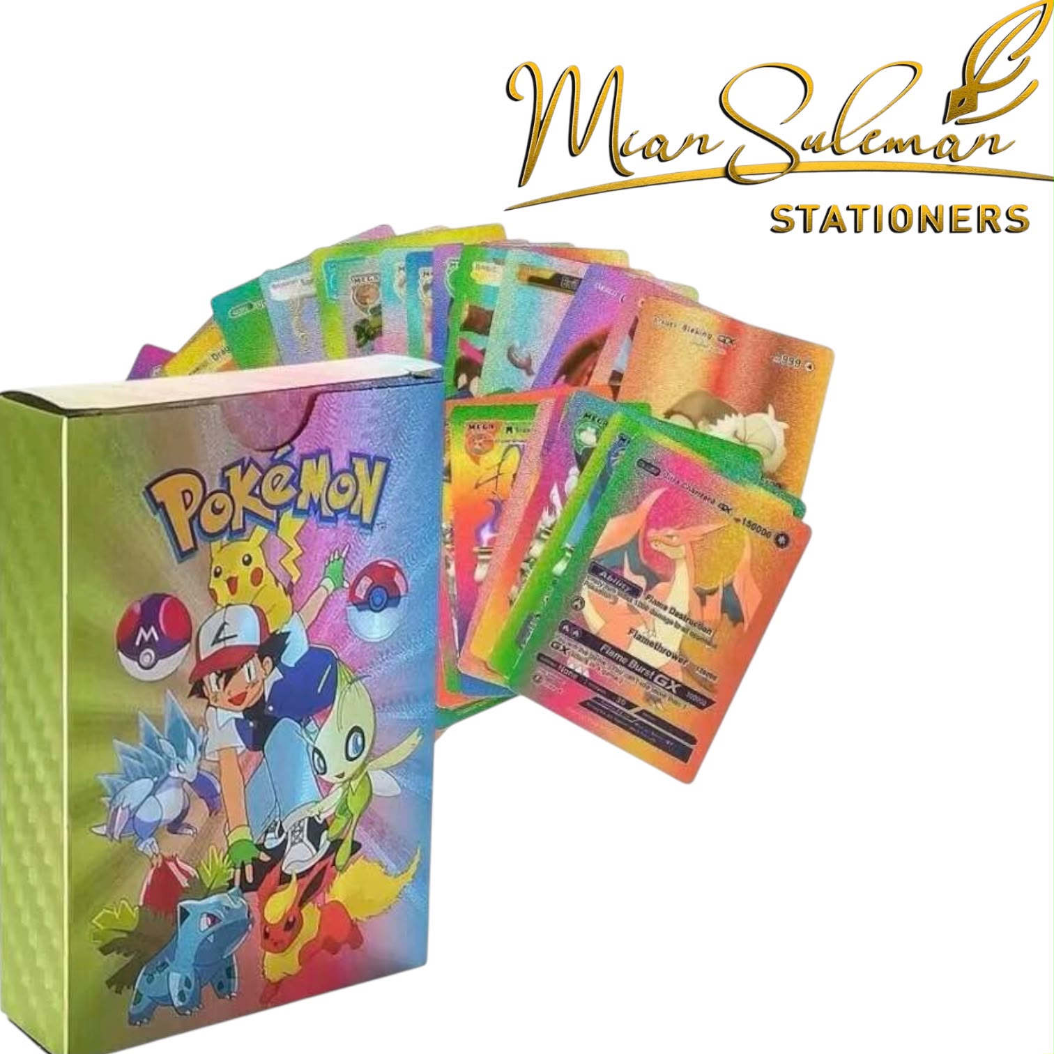 Pokemon Foil Cards 55Pcs Box Set