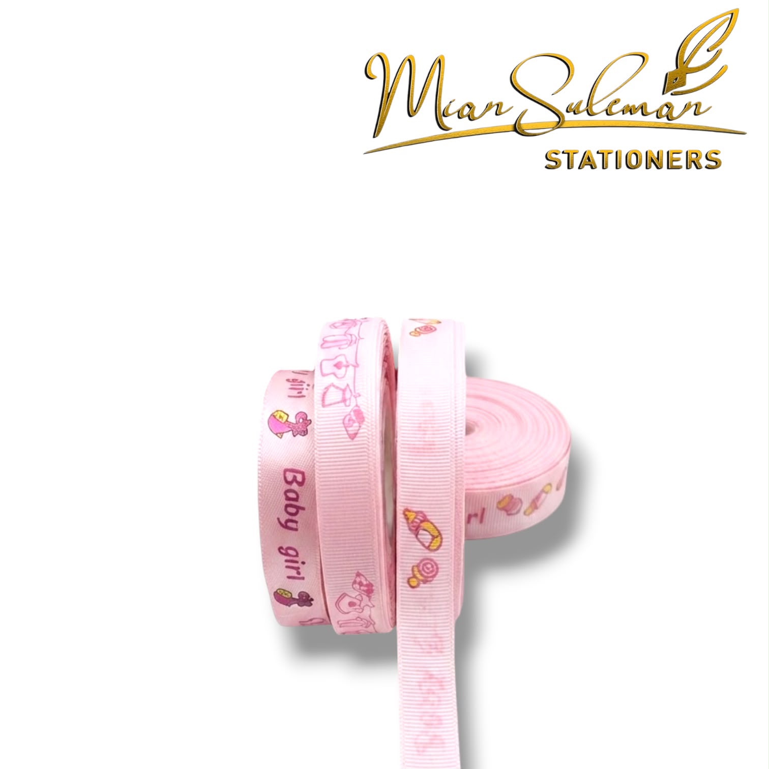 Its a baby Girl Ribbon Half Inches Roll