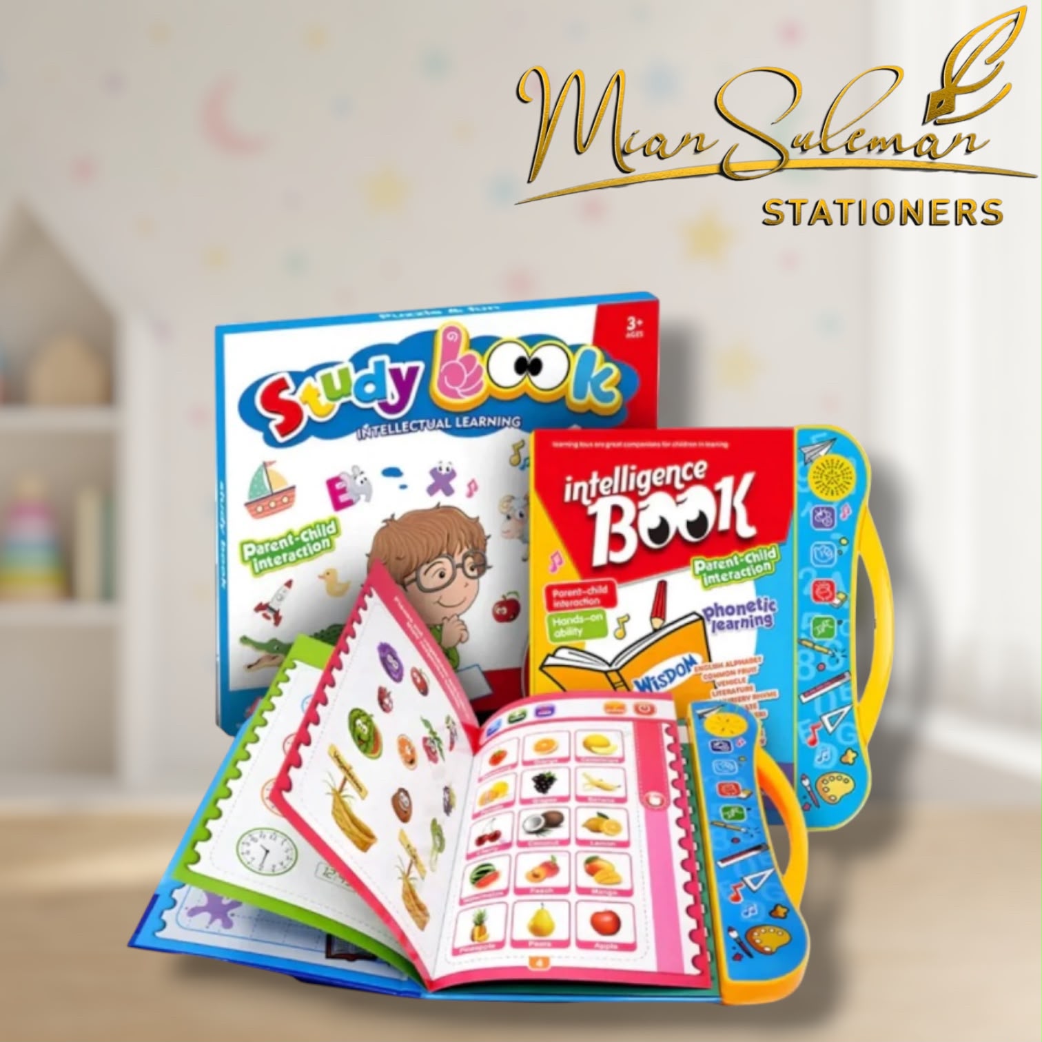 Intelligence Study Book For Kids 10x10 Inches