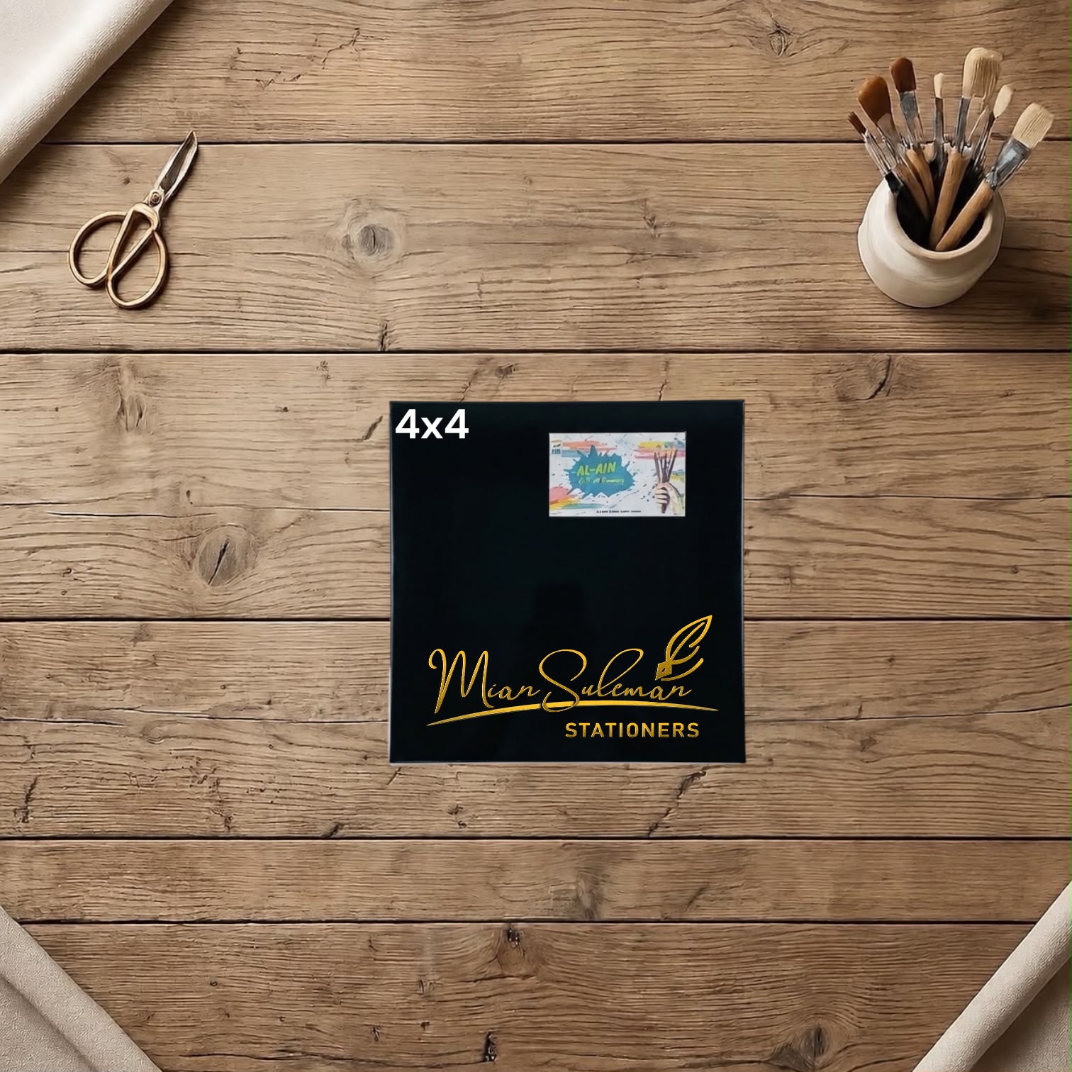 Mini Rectangular Canvas Board Fine Quality 4x4 Inches