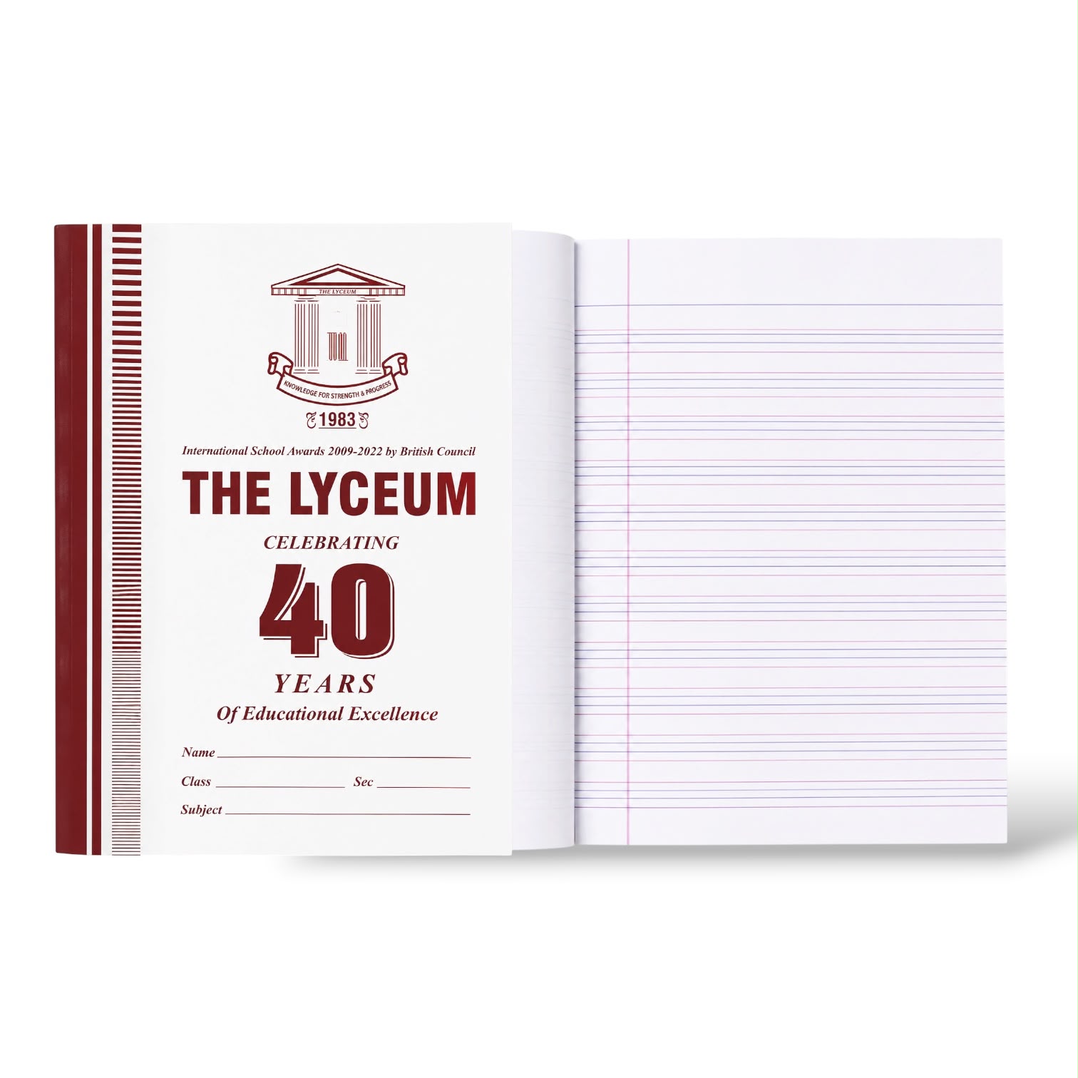 THE LYCEUM Four Line Interleaf Copy