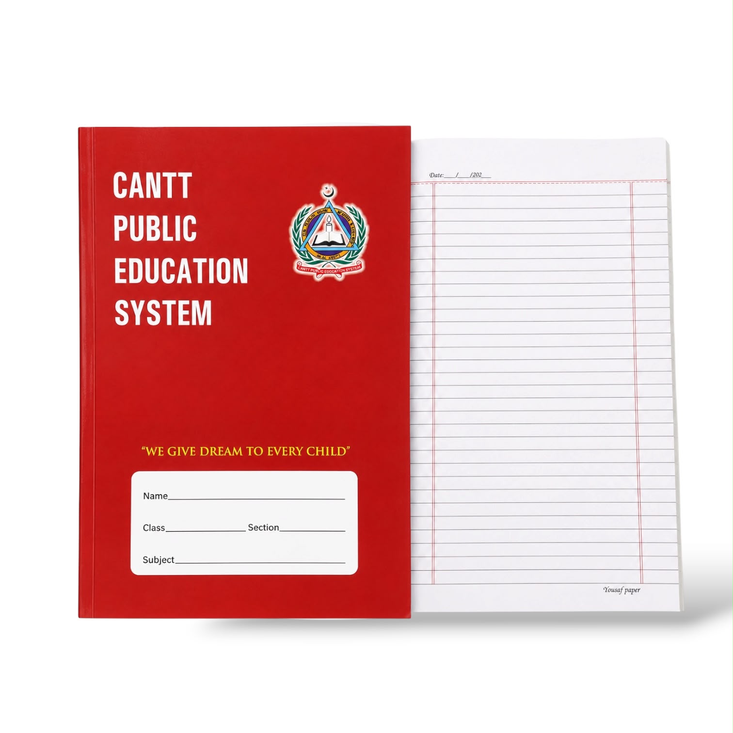 CB School Narrow Line Register
