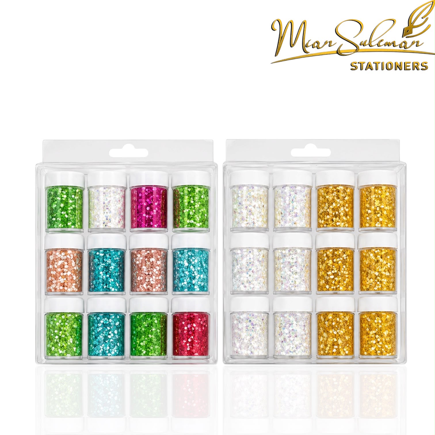 Glitter Medium Size Powder Pack Of 12pcs