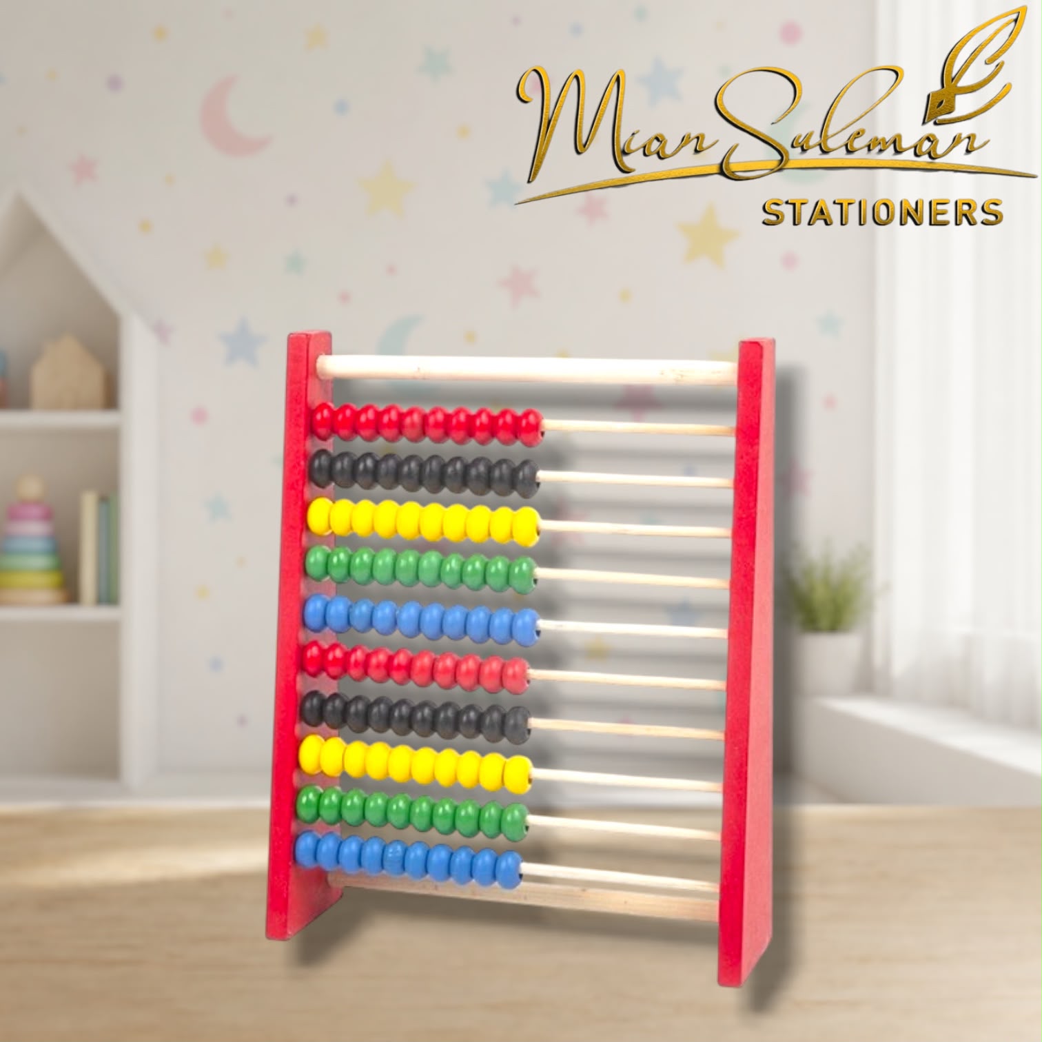 Intelligence Development Wooden Abacus 12 Inches