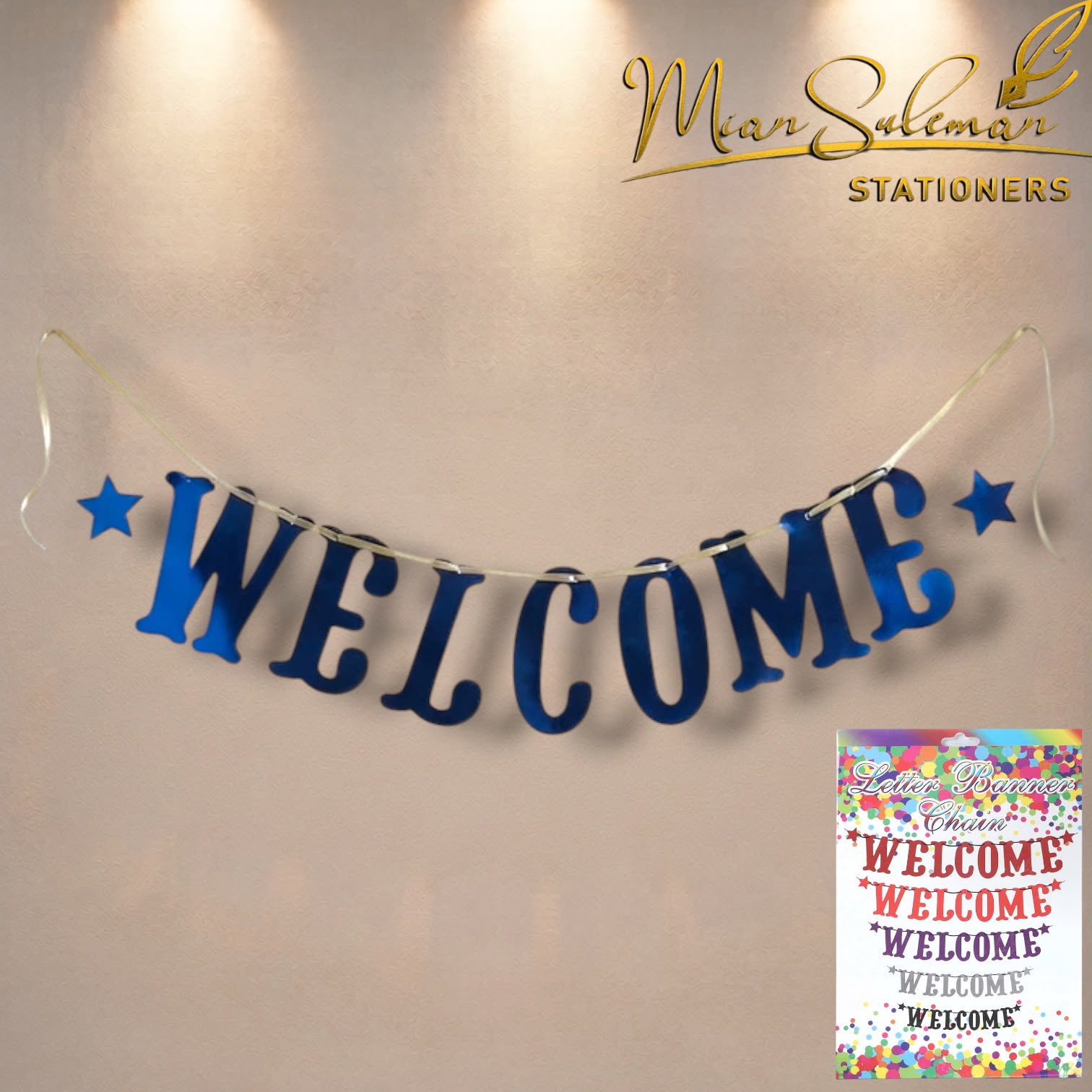 Well Come Card Bunting Banner