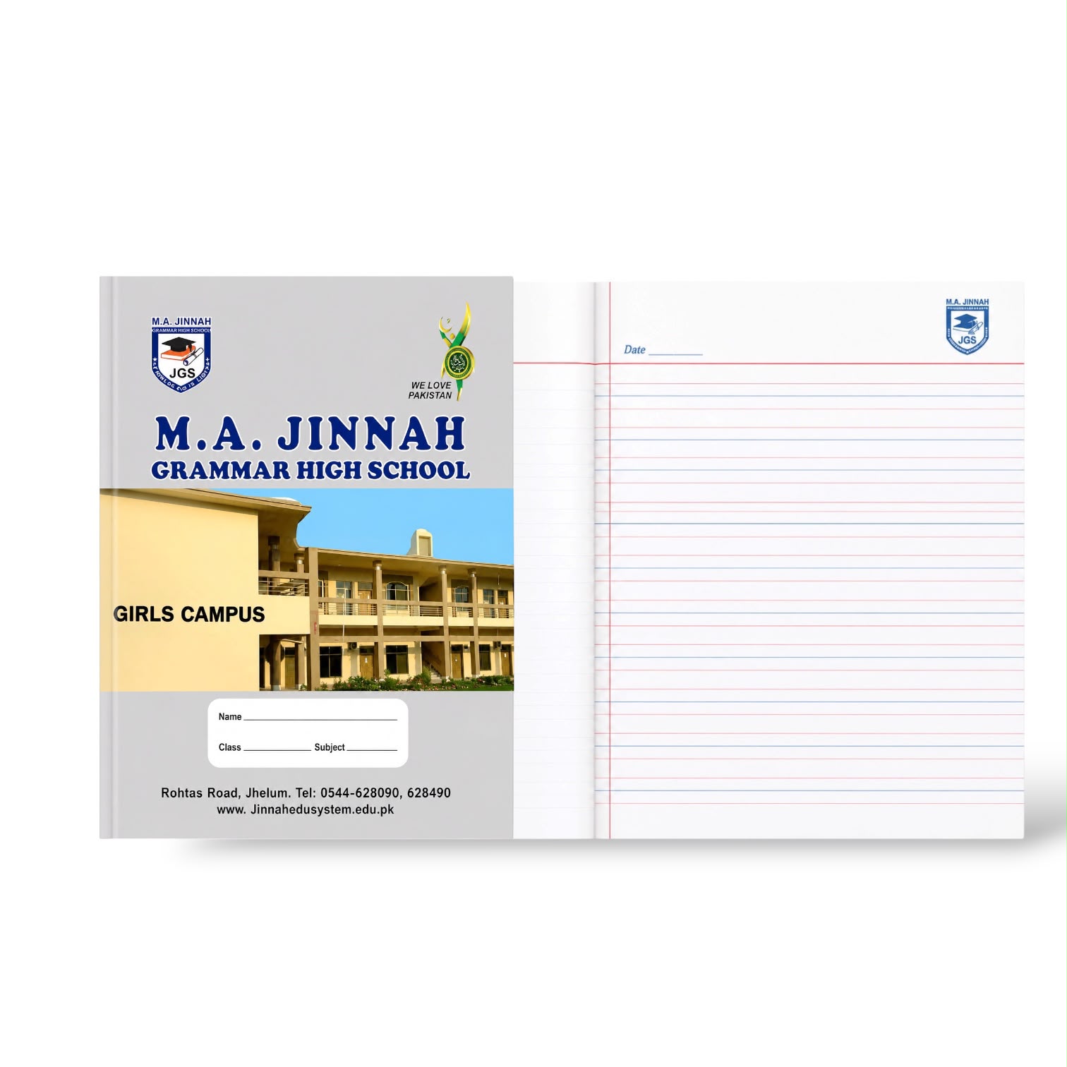 MA Jinnah Four line Interleaf Copy Small