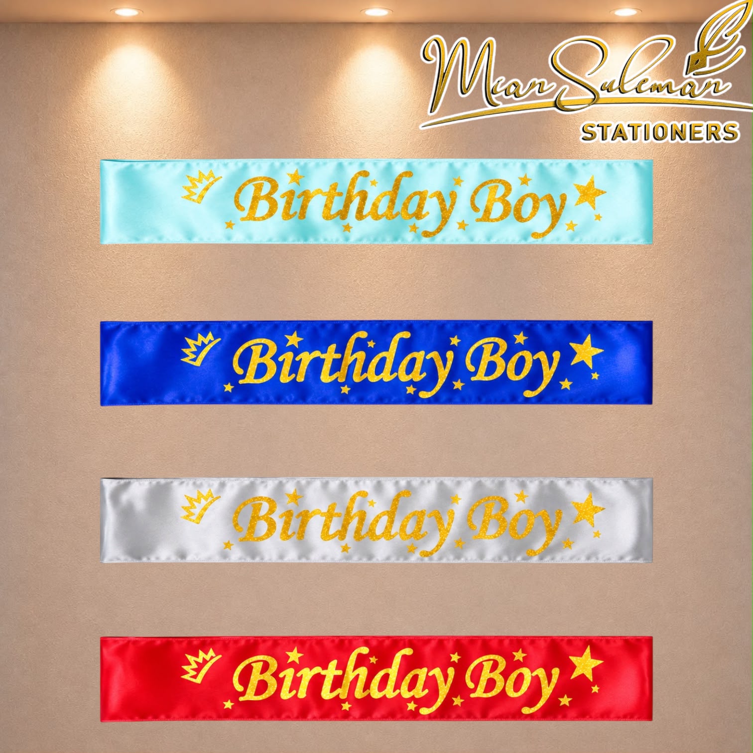 Birthday Boy Party Sash 26.75x18.75inches