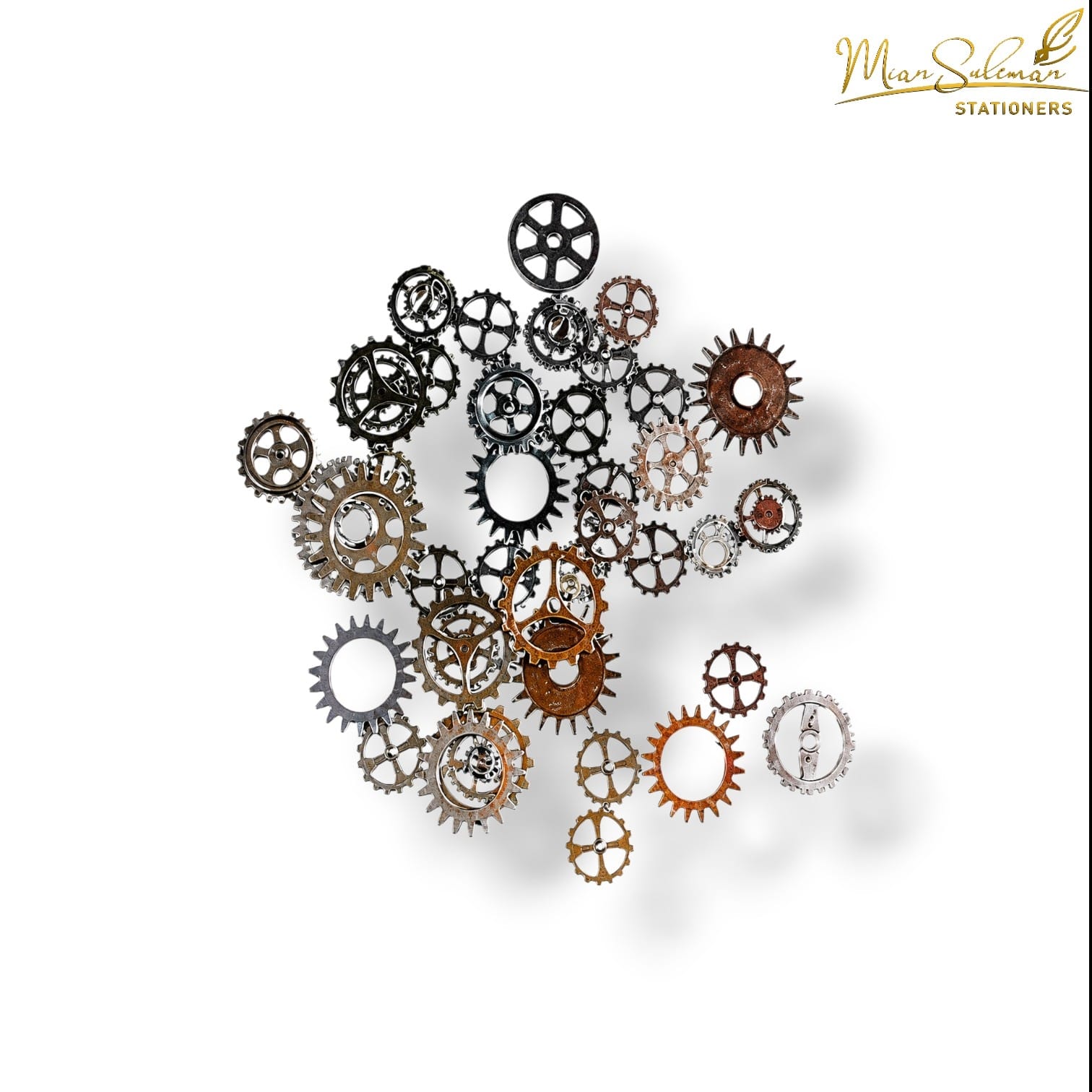 Die Cut Gears For Resin Art (Silver)