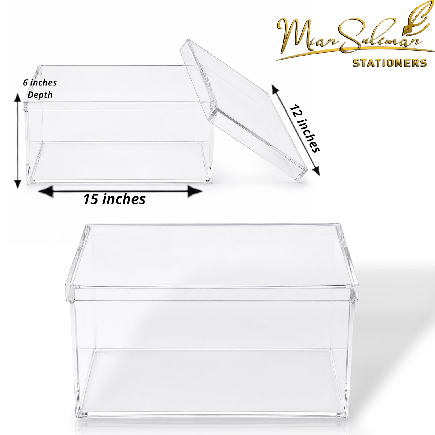 Transparent Premium Acrylic Storage Box
