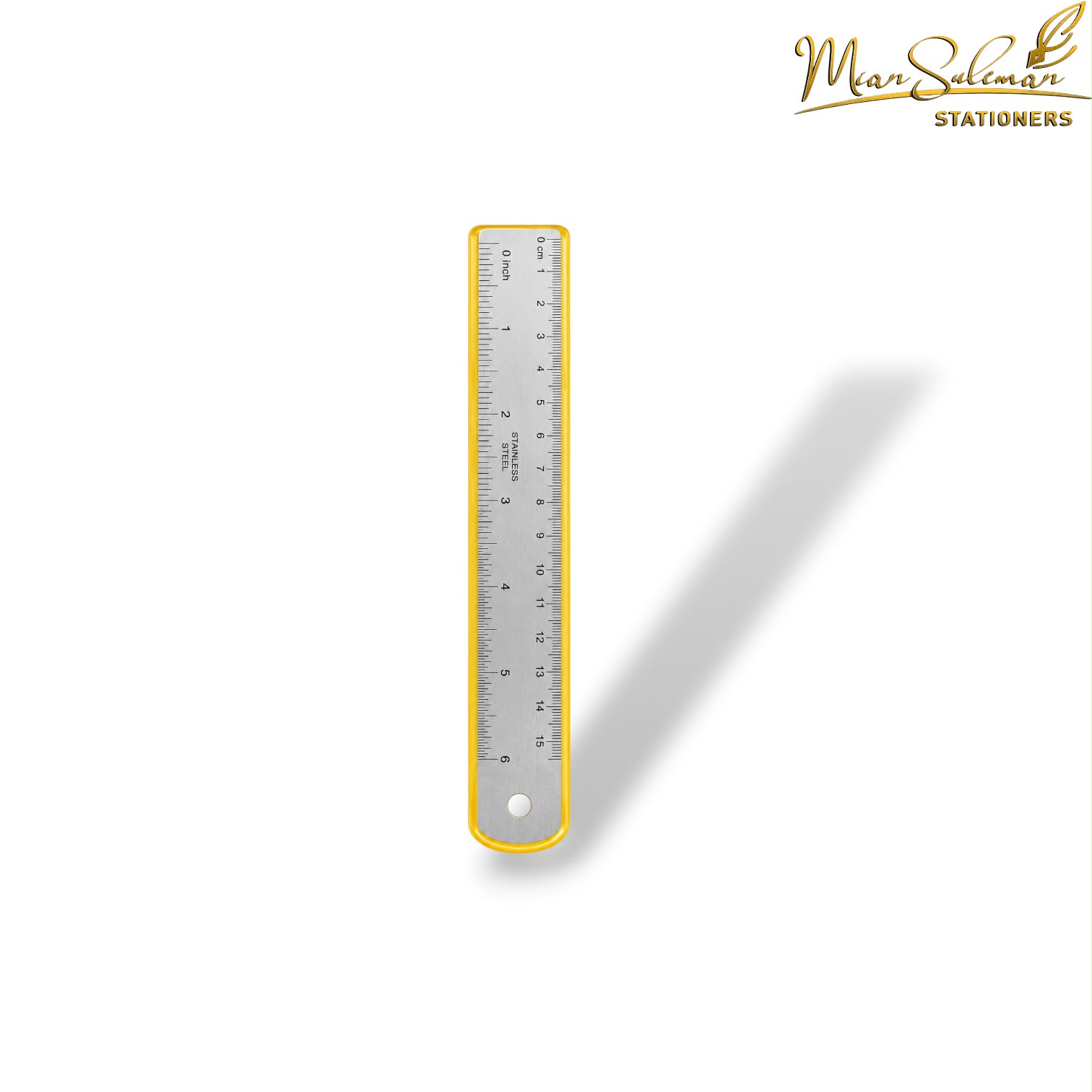 Steel Scale 6 Inches Fine Quality