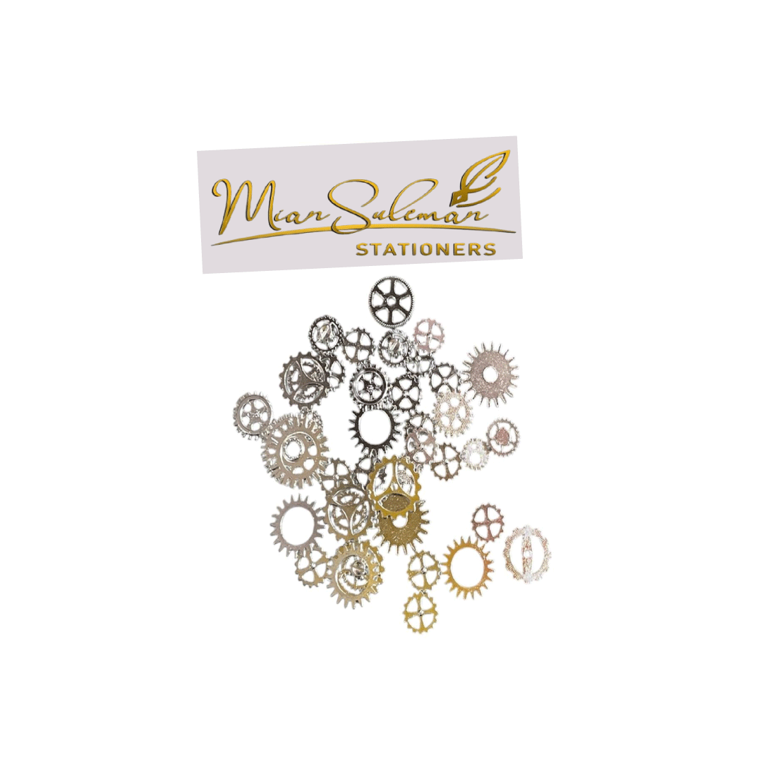Die Cut Gears For Resin Art (Silver)