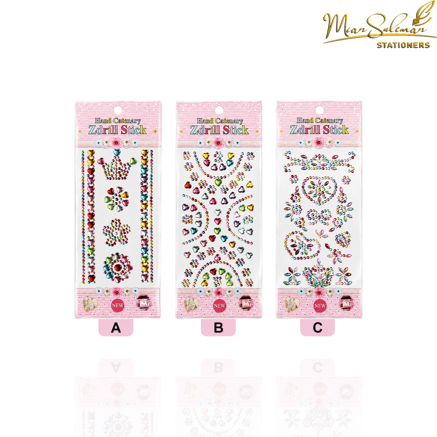 Acrylic Rhinestone Gem Stickers