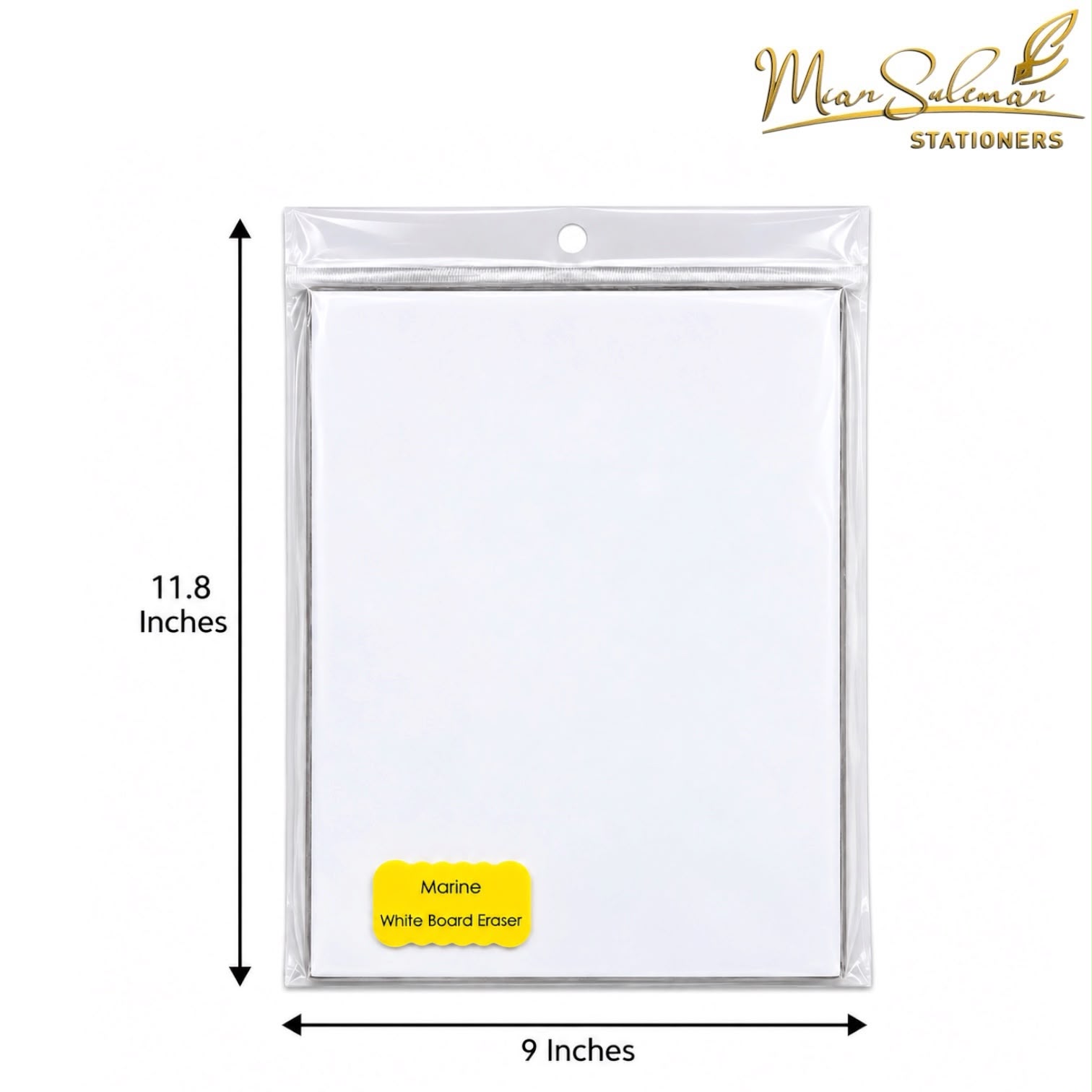 A4 White Board With Duster 11.8x9 Inches