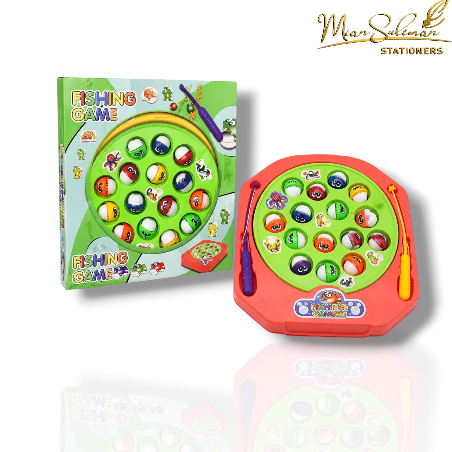Magnetic Rotating Fishing Game Toy