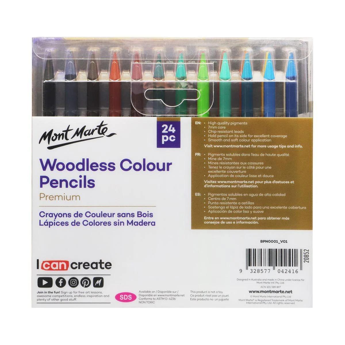 MonMarte Woodless Colour Pencils,Crayons
