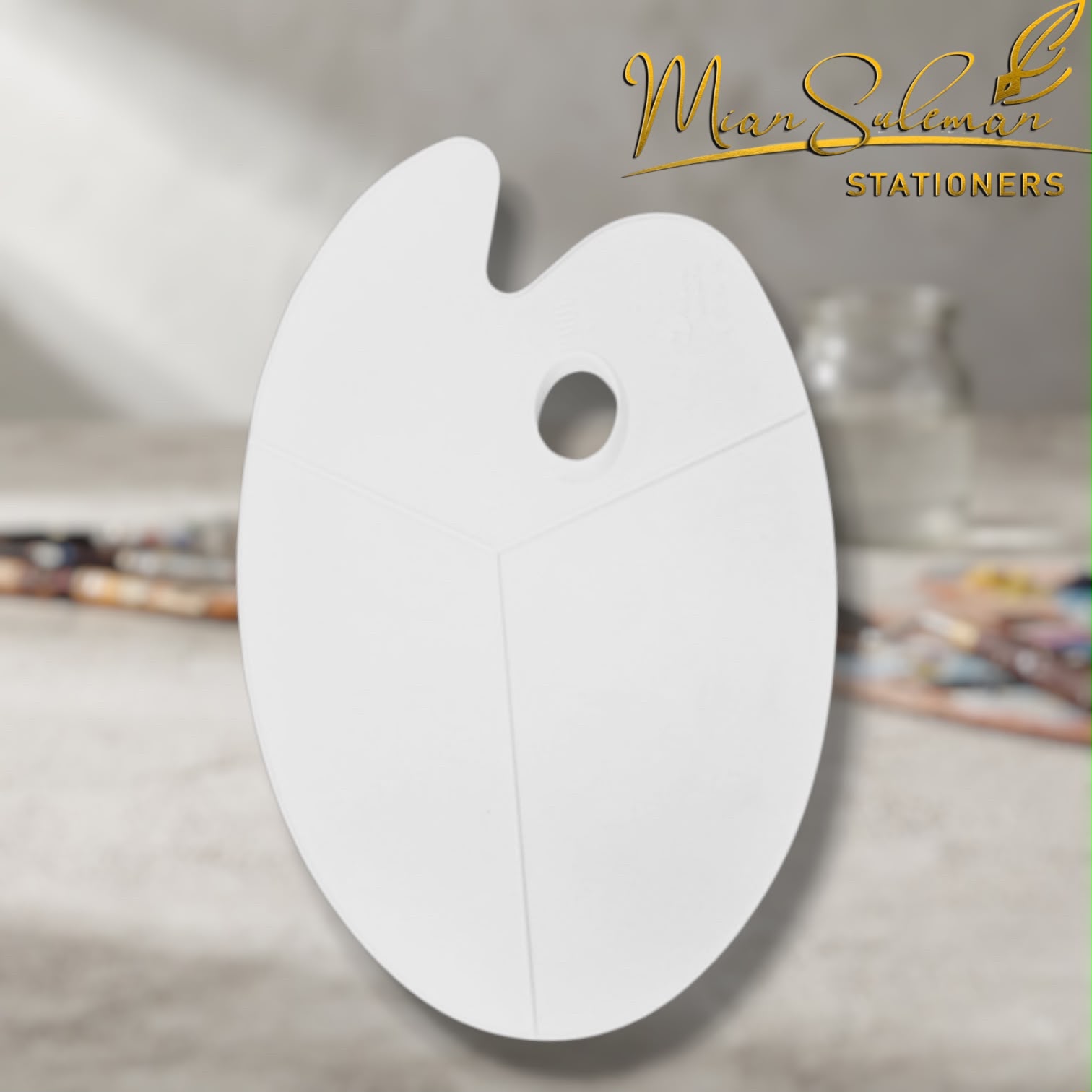 Oval Artist Paint Palette 12x16.5 Inches