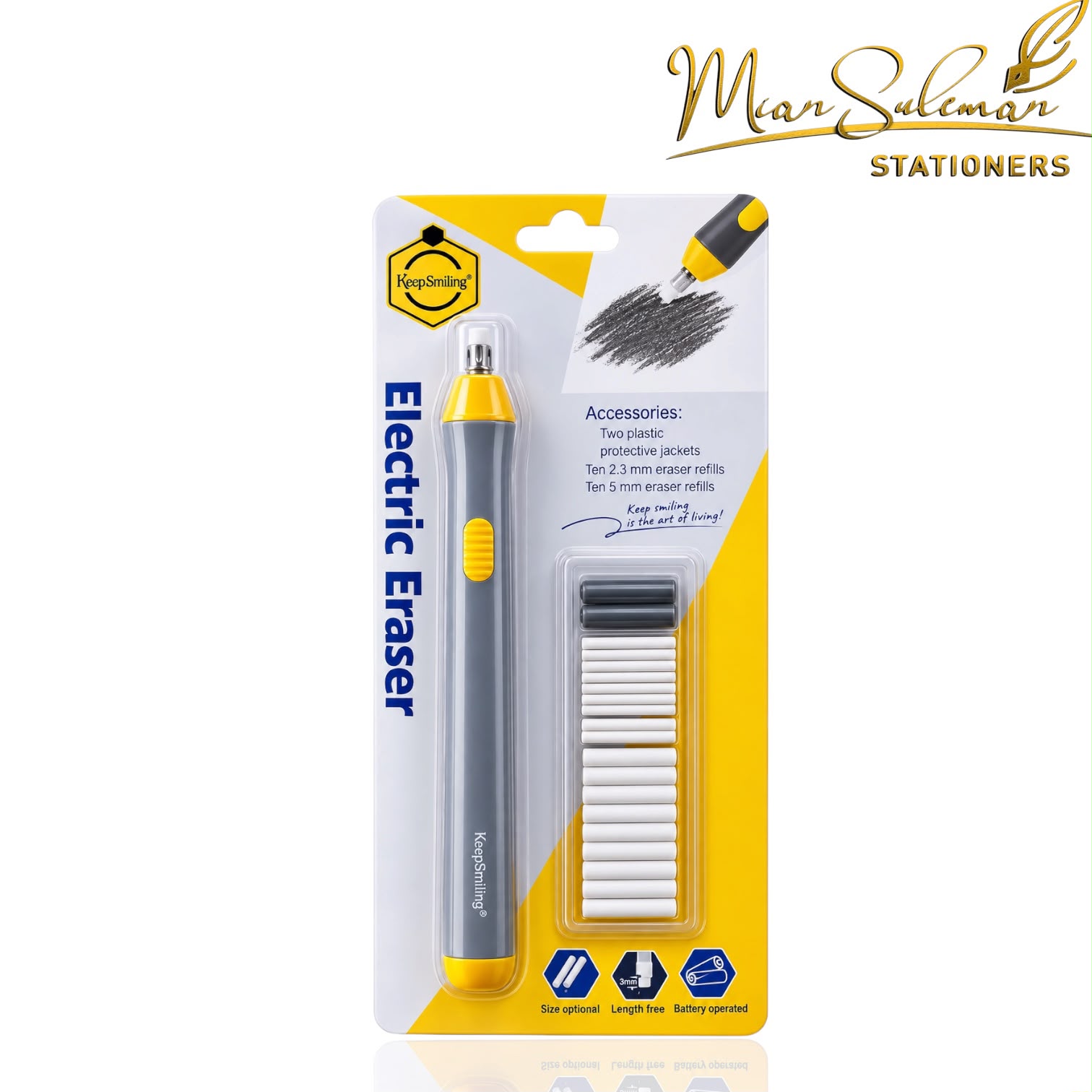 Keep Smiling Electric Eraser