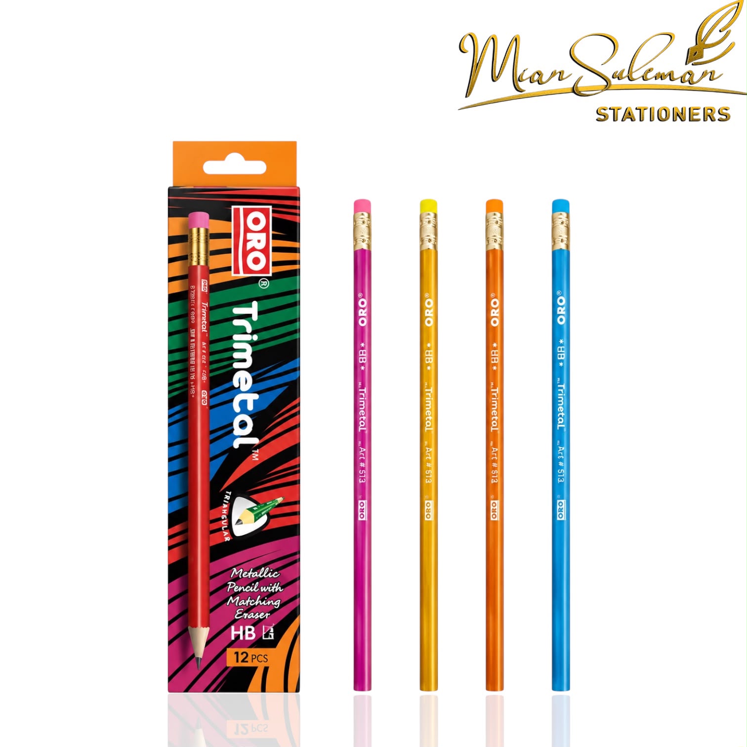 Oro Trimetol Pencil Box 12 Pcs