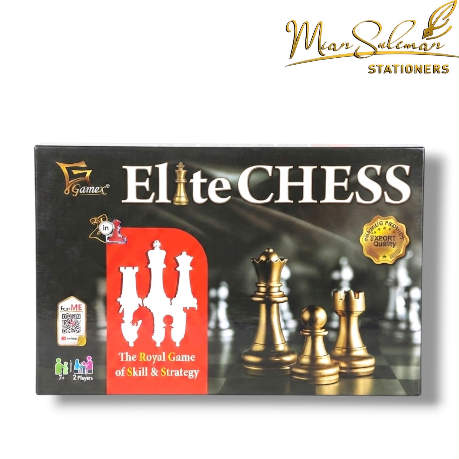 2-in-1 Elite Chess Royal Game Skill & Strategy