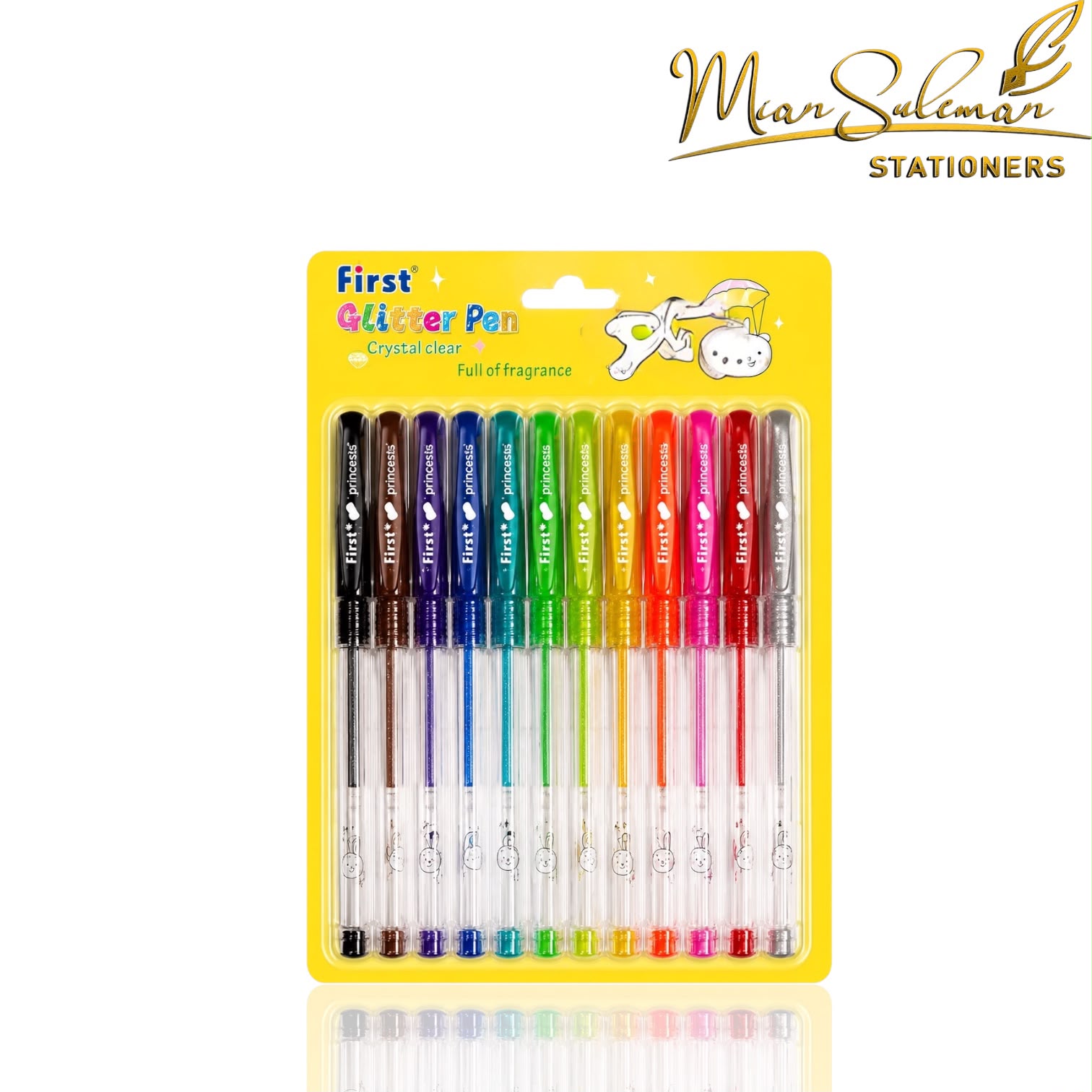 First Glitter Pen Set Pack Of 12Pcs