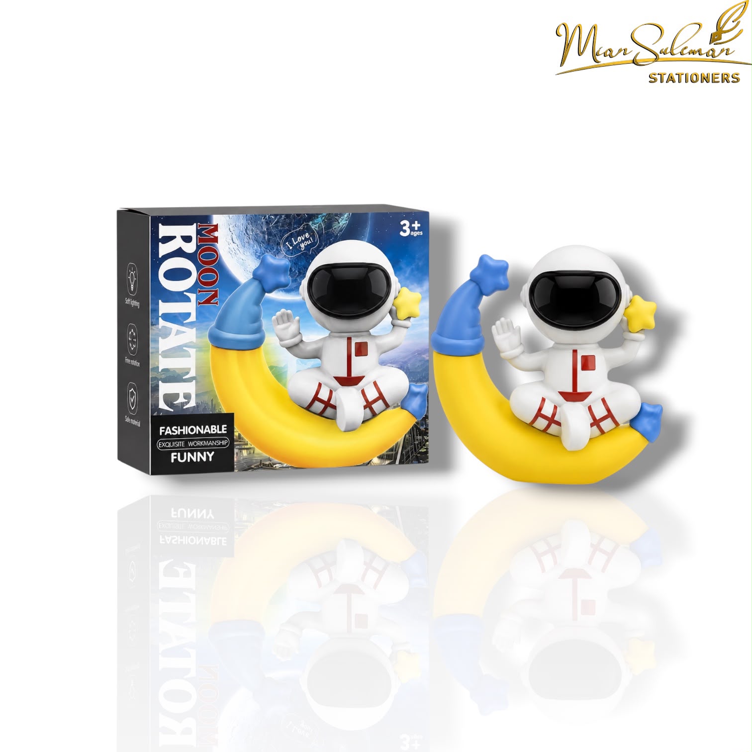 Rotate Moon Astronaut Musical Toy For Kids