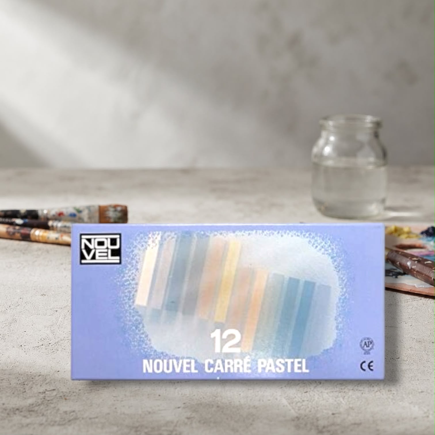 Nouvel Carre Pastel 12 Pcs Set