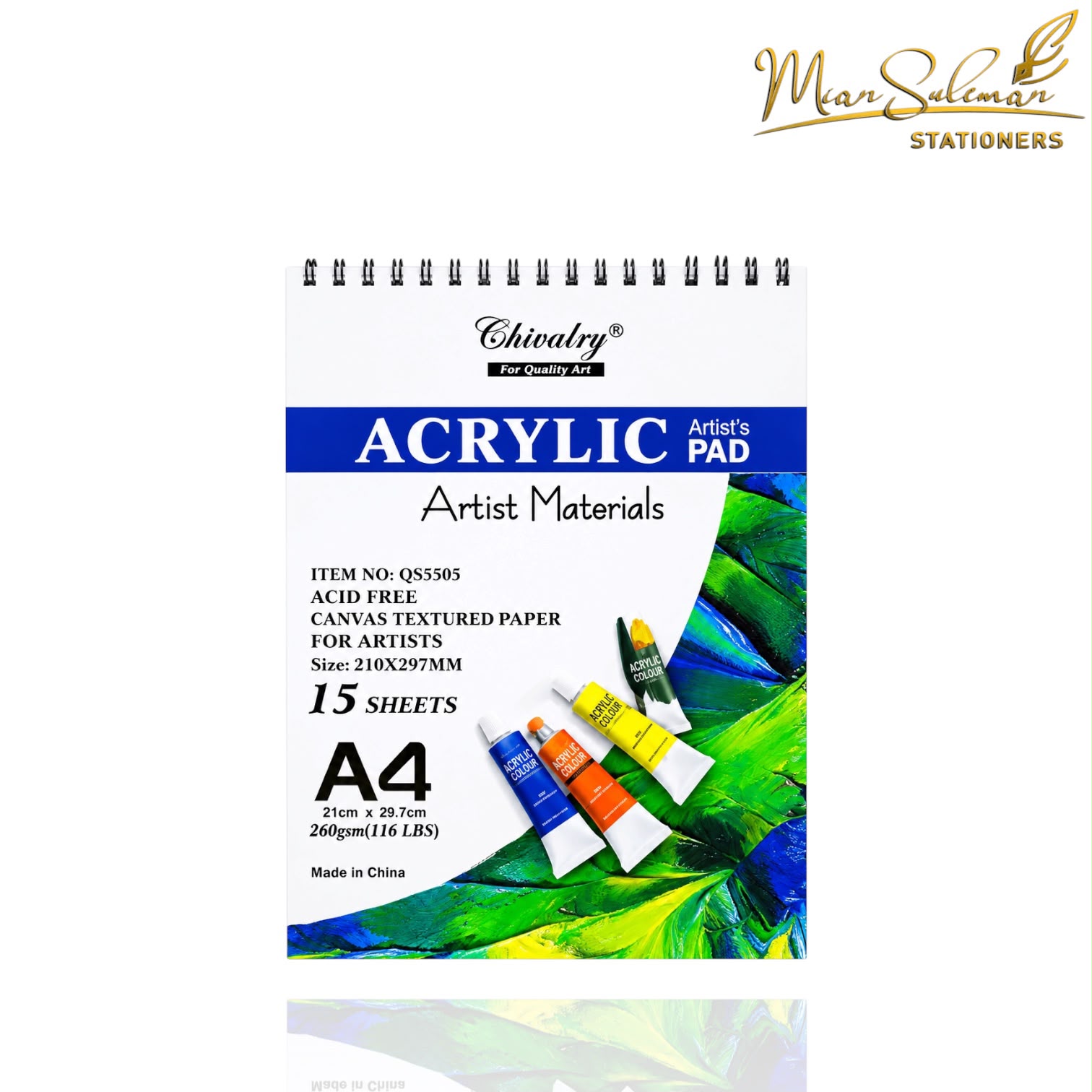 Acrylic Artist Pad 15 Sheet A4 Size