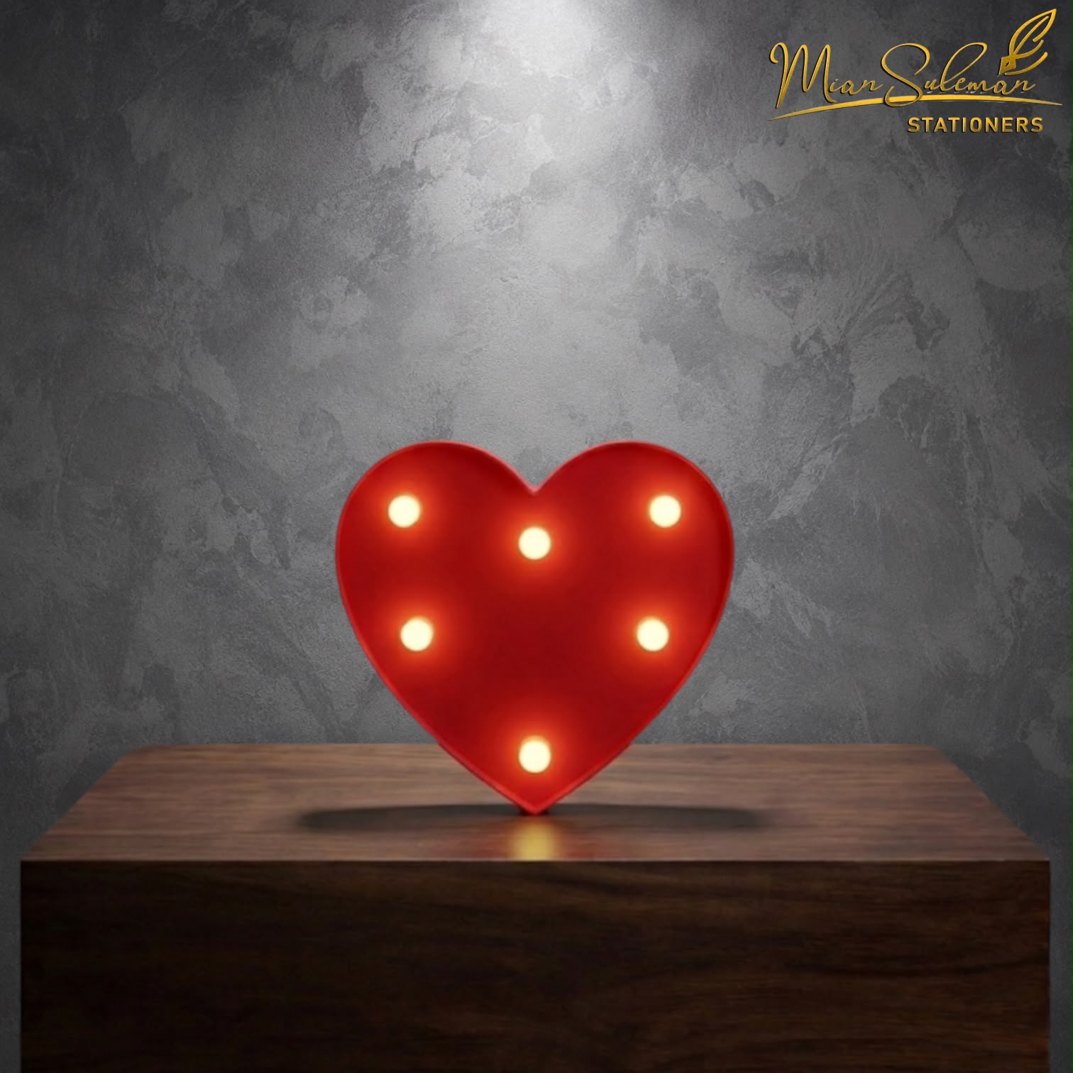 Heart LED Marquee Night Lamp